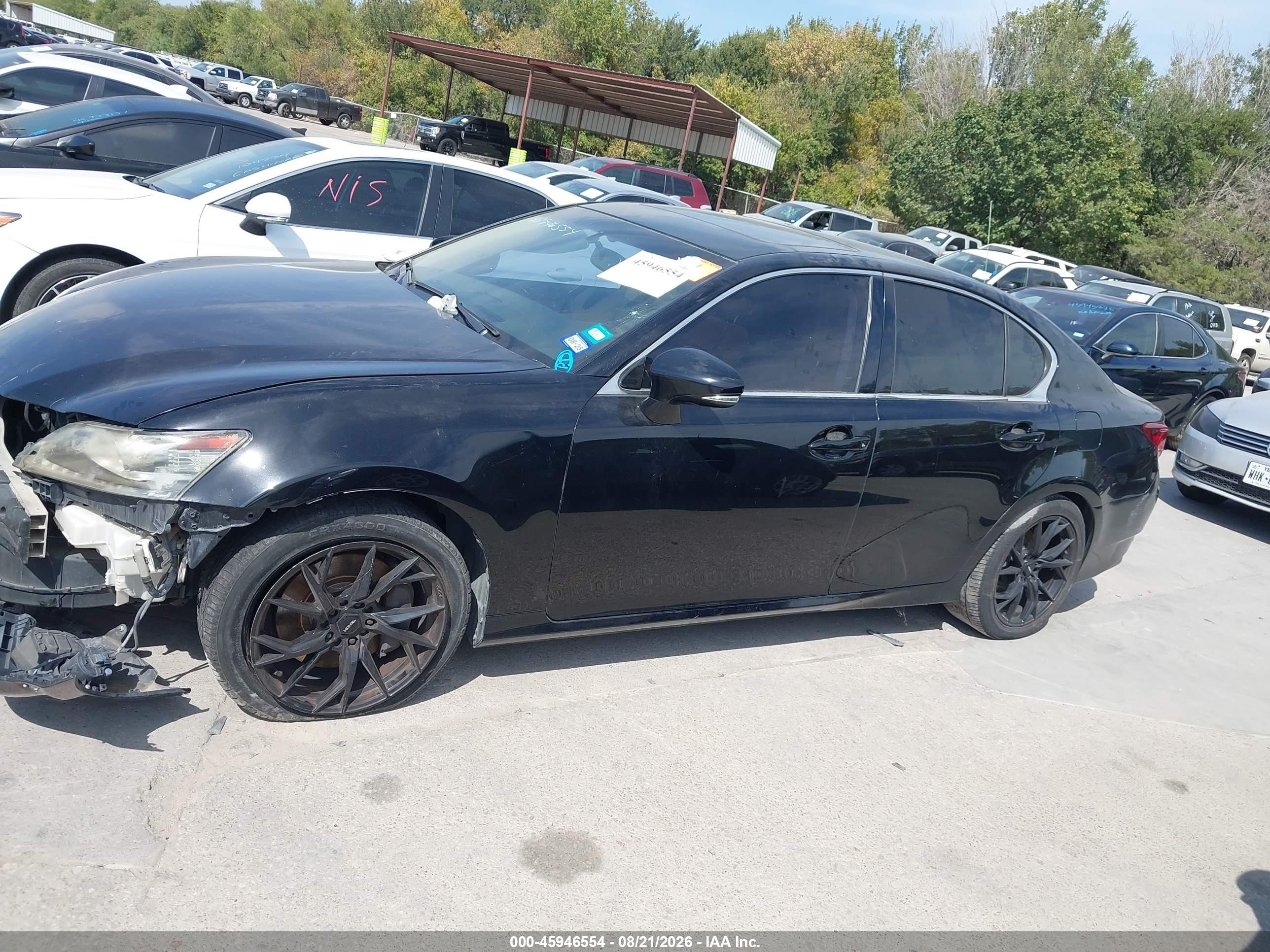 2013 Lexus Gs 350 Black vin: JTHBE1BL4D5022663