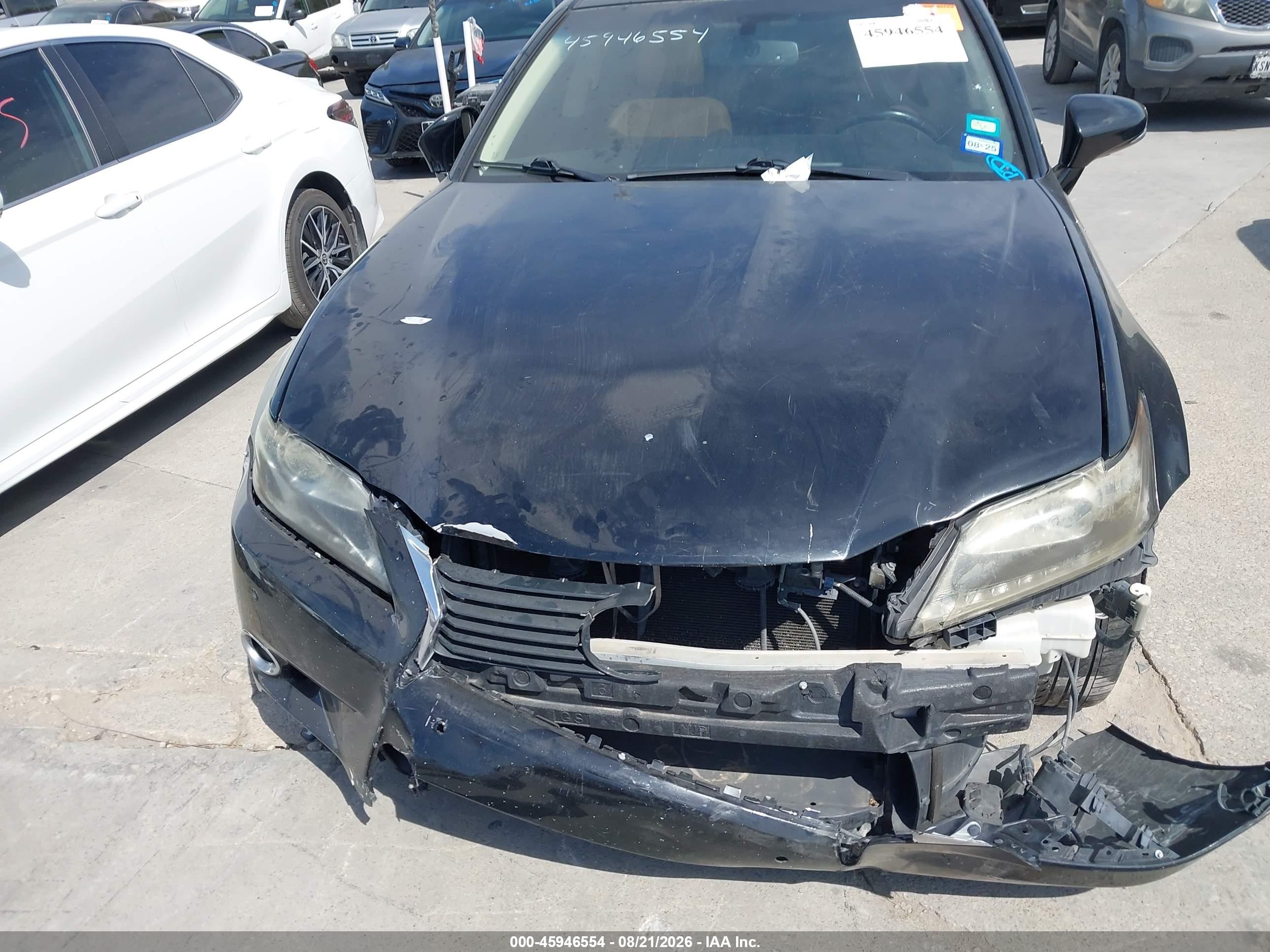 2013 Lexus Gs 350 Black vin: JTHBE1BL4D5022663