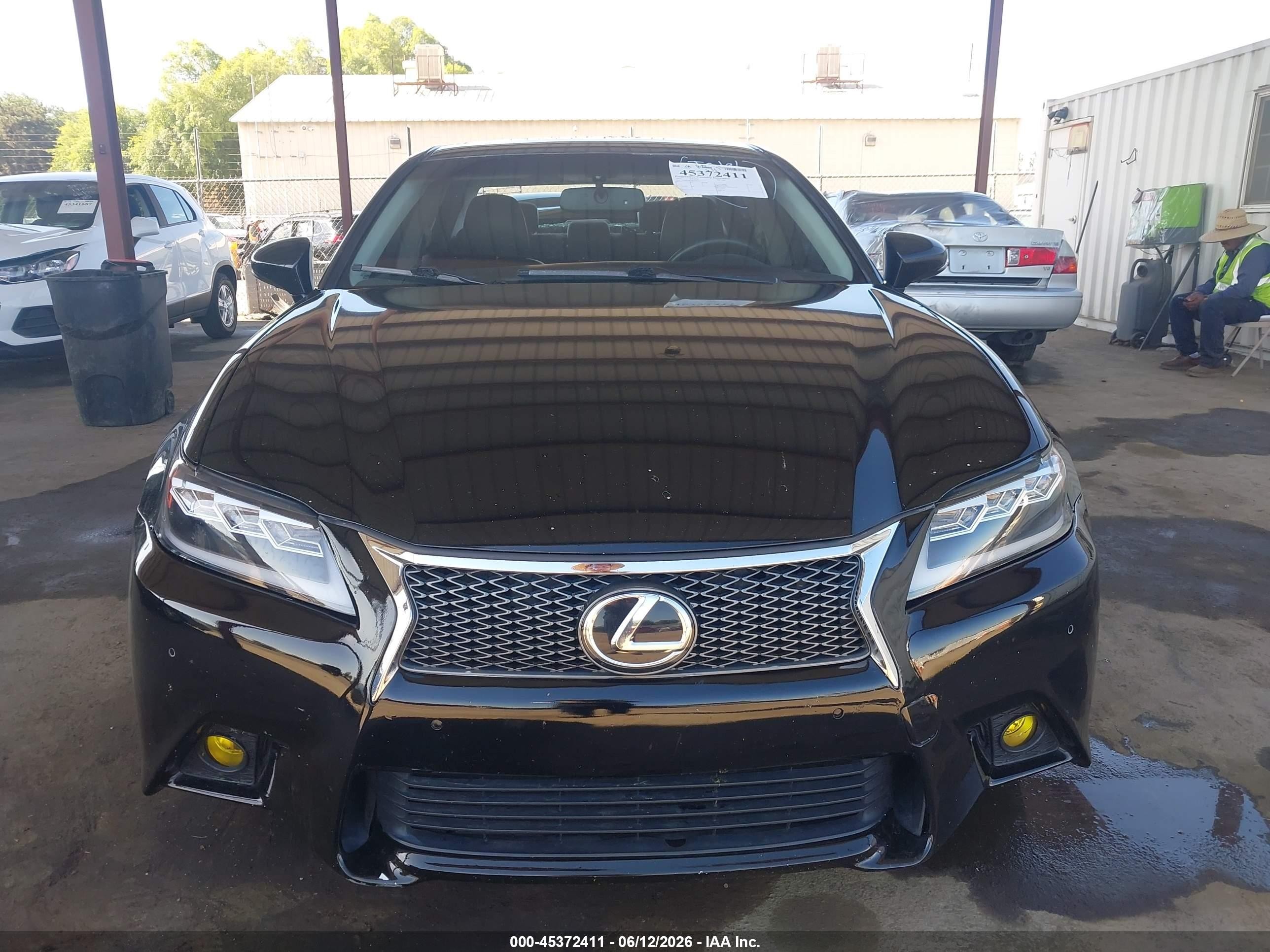 2013 Lexus Gs 350   Black vin: JTHBE1BL4D5026311