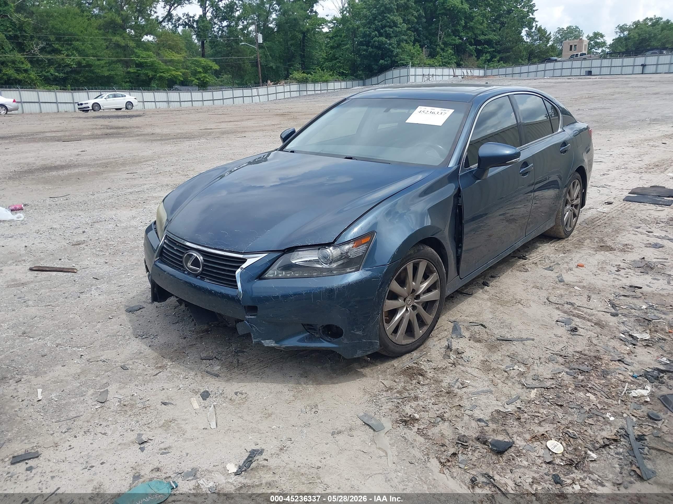2013 Lexus Gs 350 Dark Blue vin: JTHBE1BL4D5026552