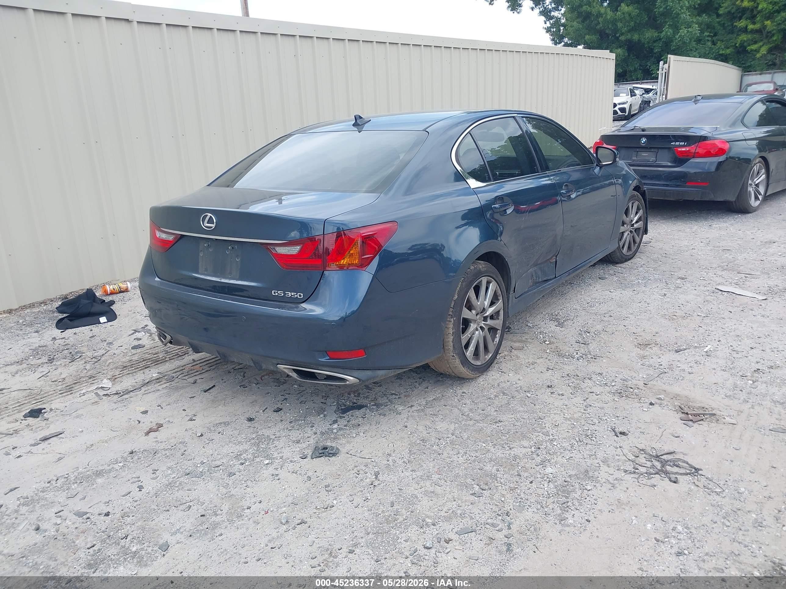 2013 Lexus Gs 350 Dark Blue vin: JTHBE1BL4D5026552