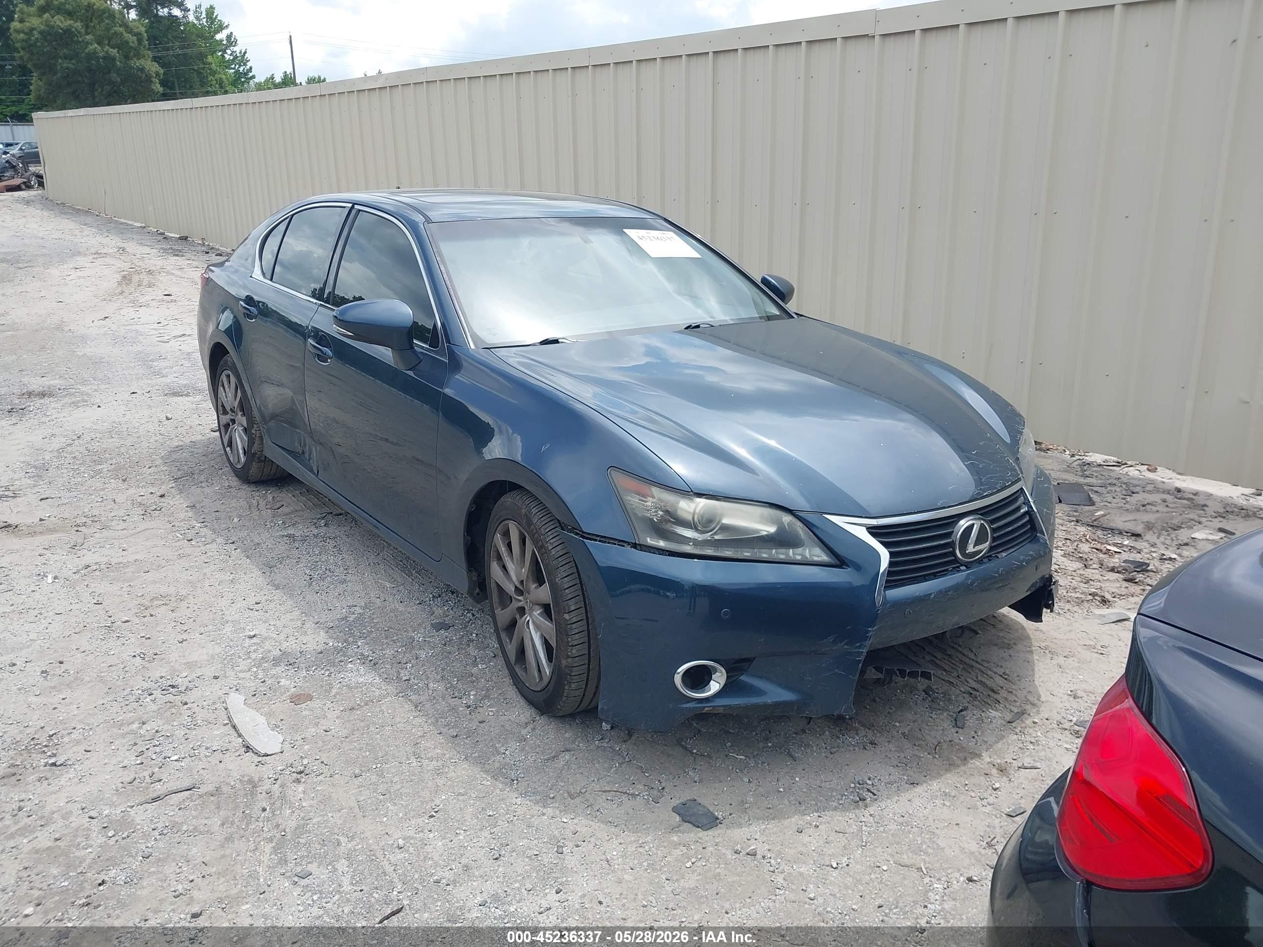 2013 Lexus Gs 350 Dark Blue vin: JTHBE1BL4D5026552