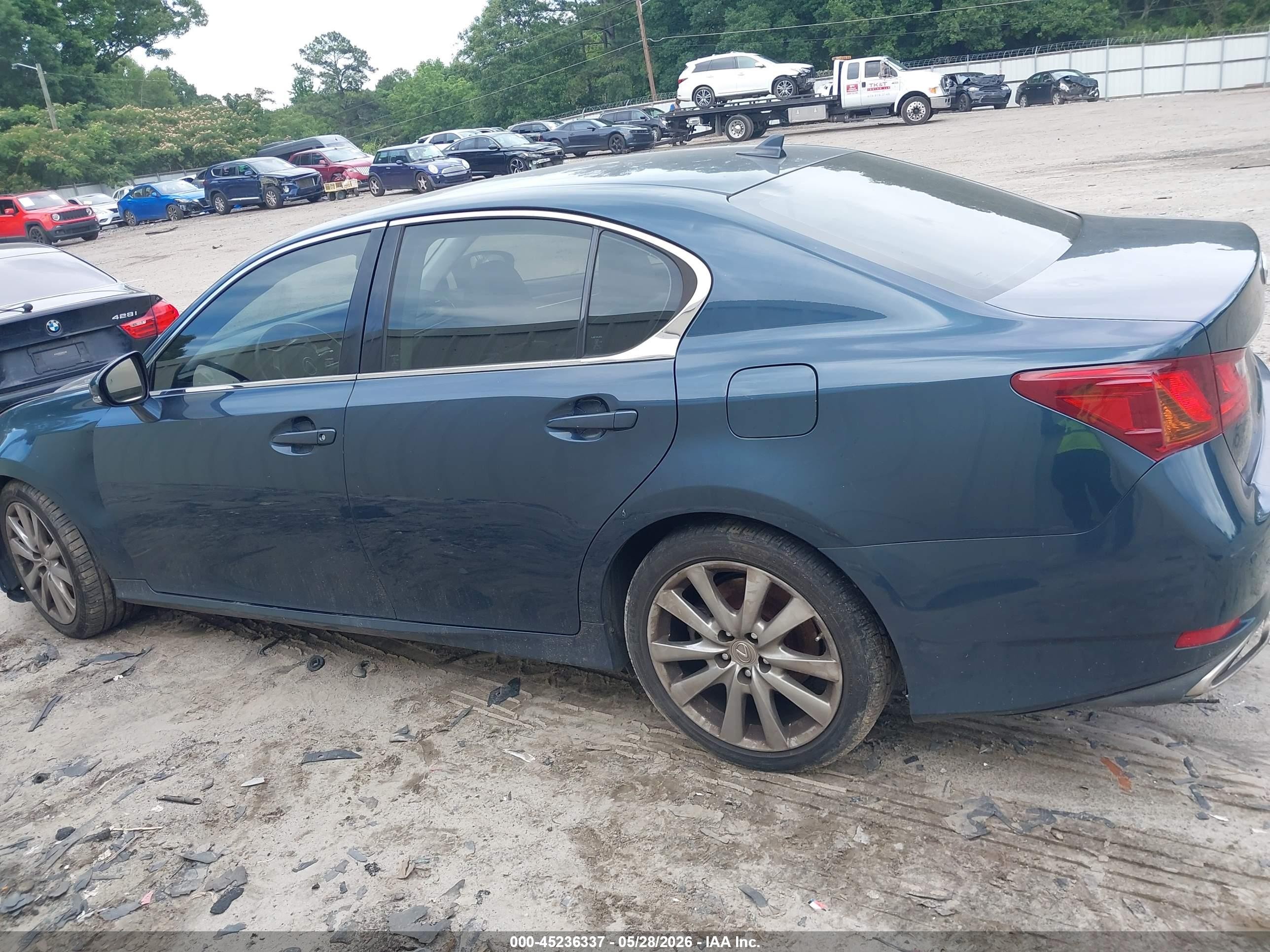 2013 Lexus Gs 350 Dark Blue vin: JTHBE1BL4D5026552