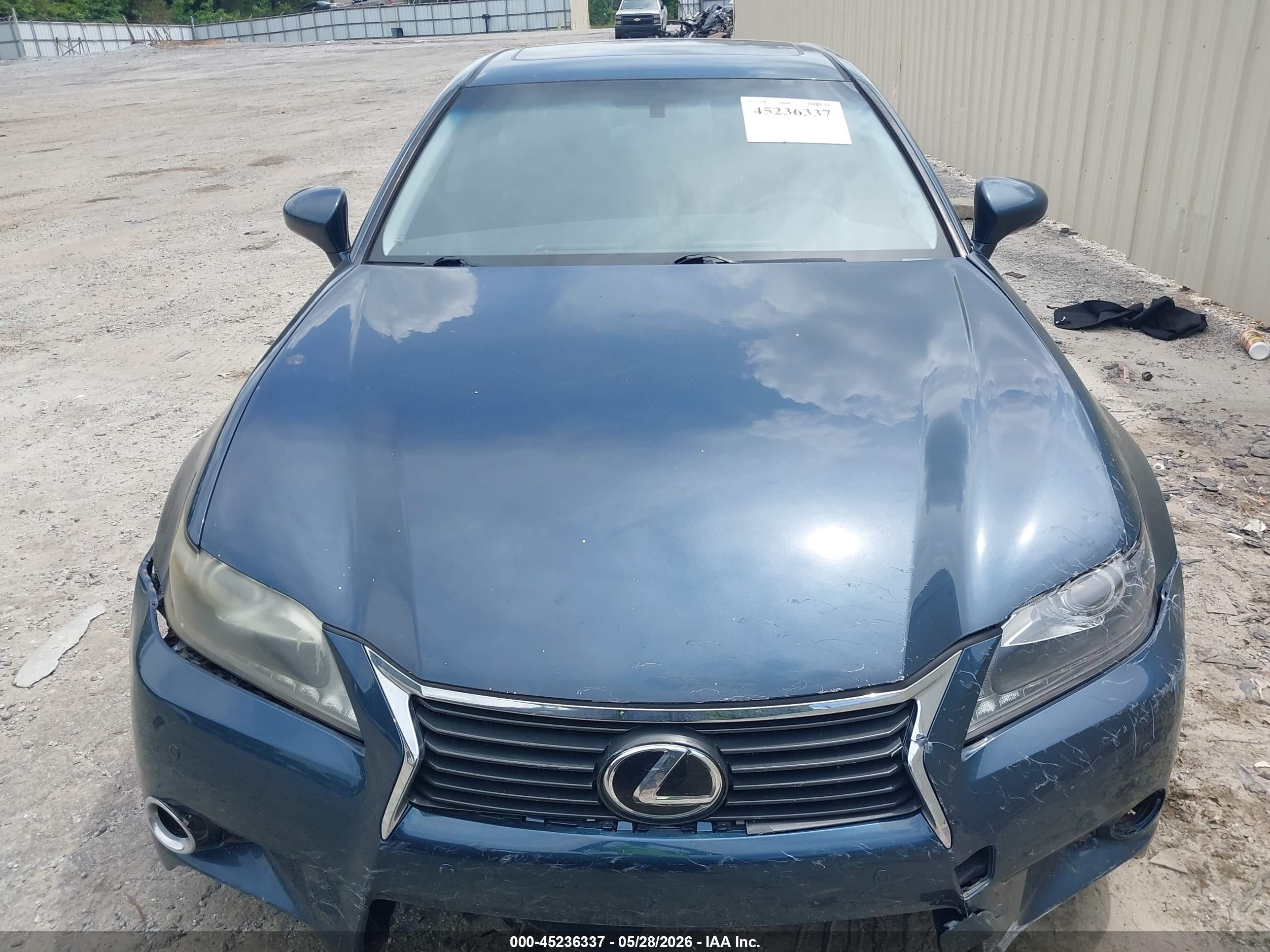2013 Lexus Gs 350 Dark Blue vin: JTHBE1BL4D5026552