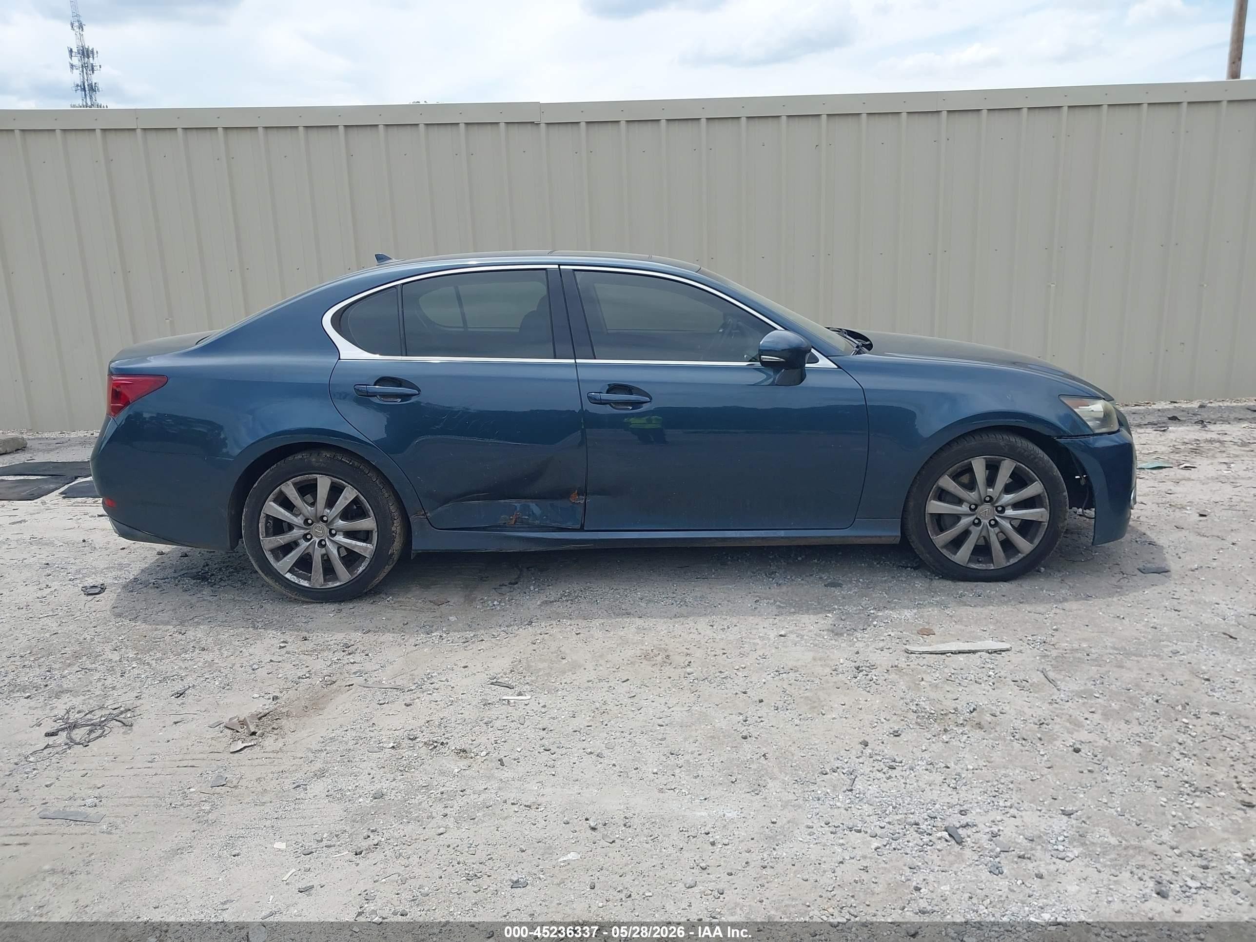 2013 Lexus Gs 350 Dark Blue vin: JTHBE1BL4D5026552