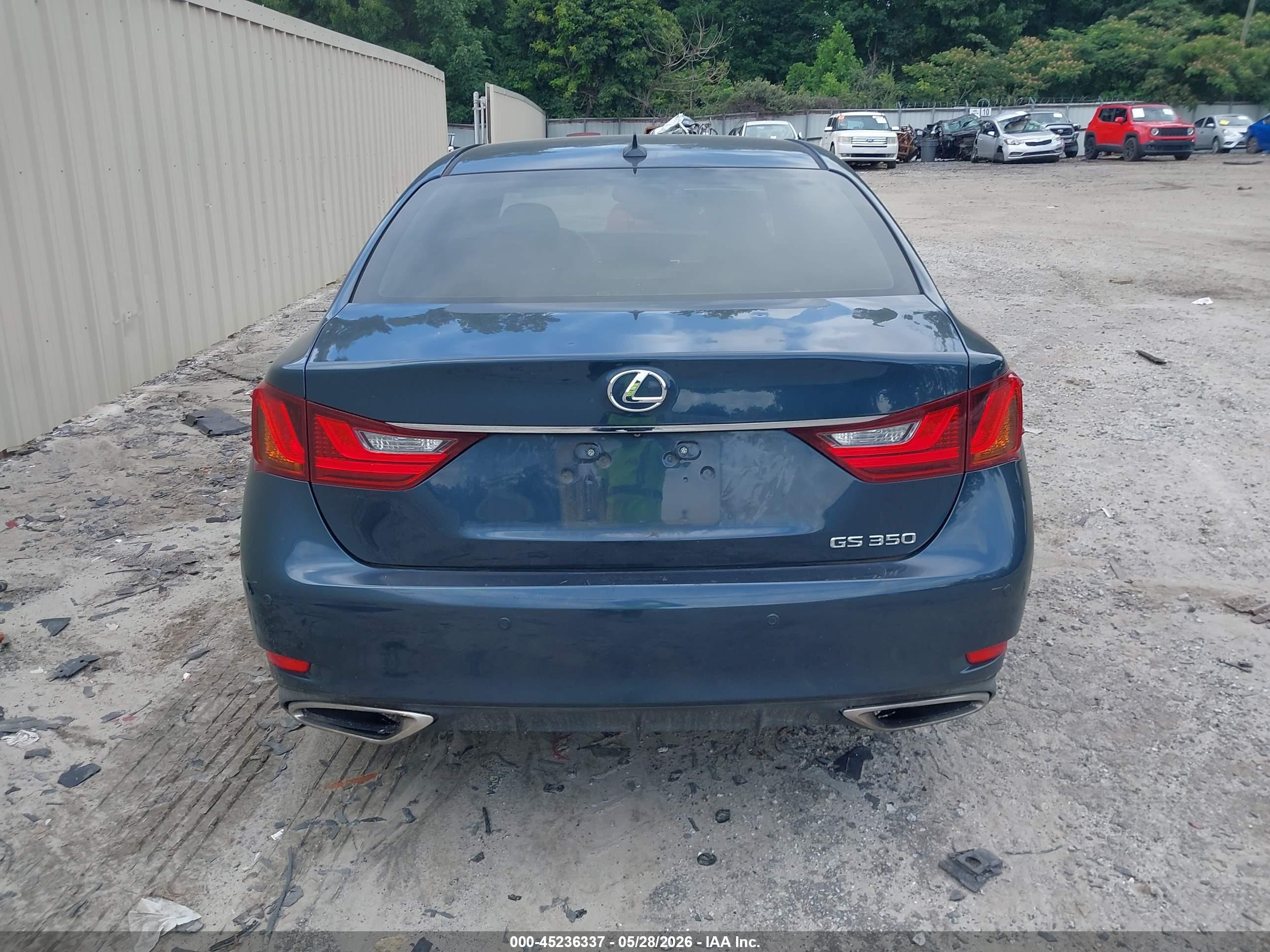 2013 Lexus Gs 350 Dark Blue vin: JTHBE1BL4D5026552
