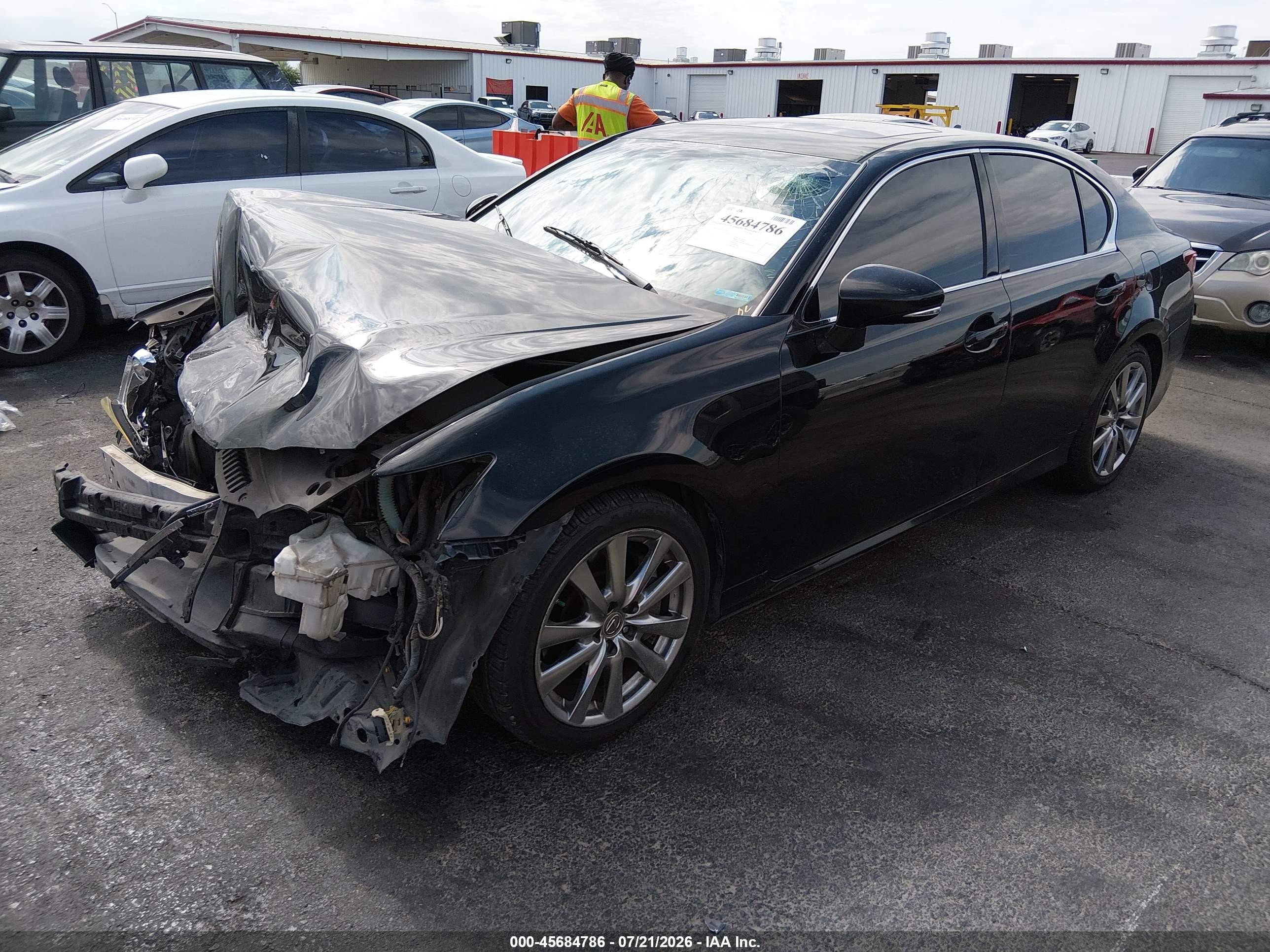 2013 Lexus Gs 350   Black vin: JTHBE1BL4D5028706