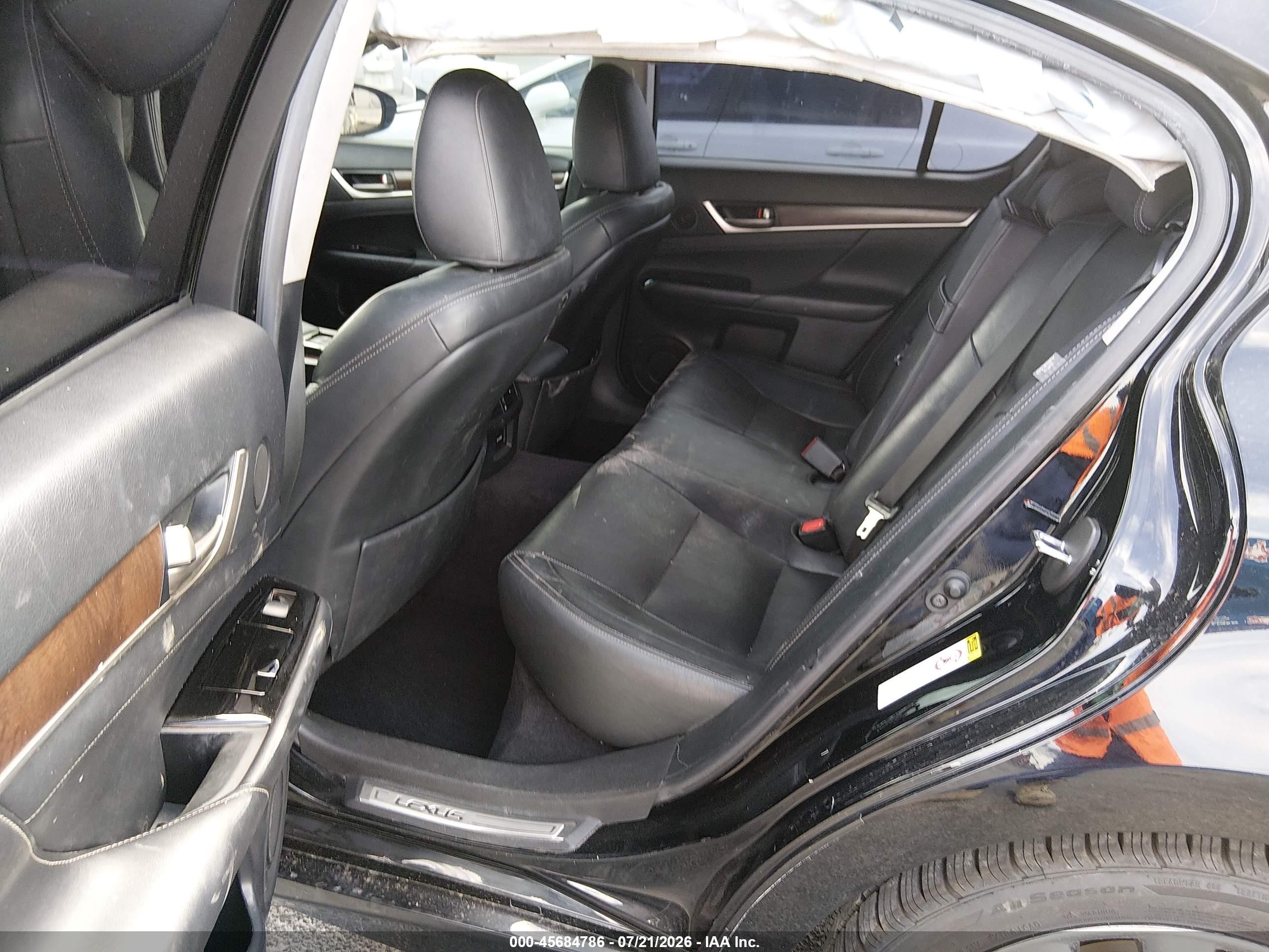 2013 Lexus Gs 350   Black vin: JTHBE1BL4D5028706