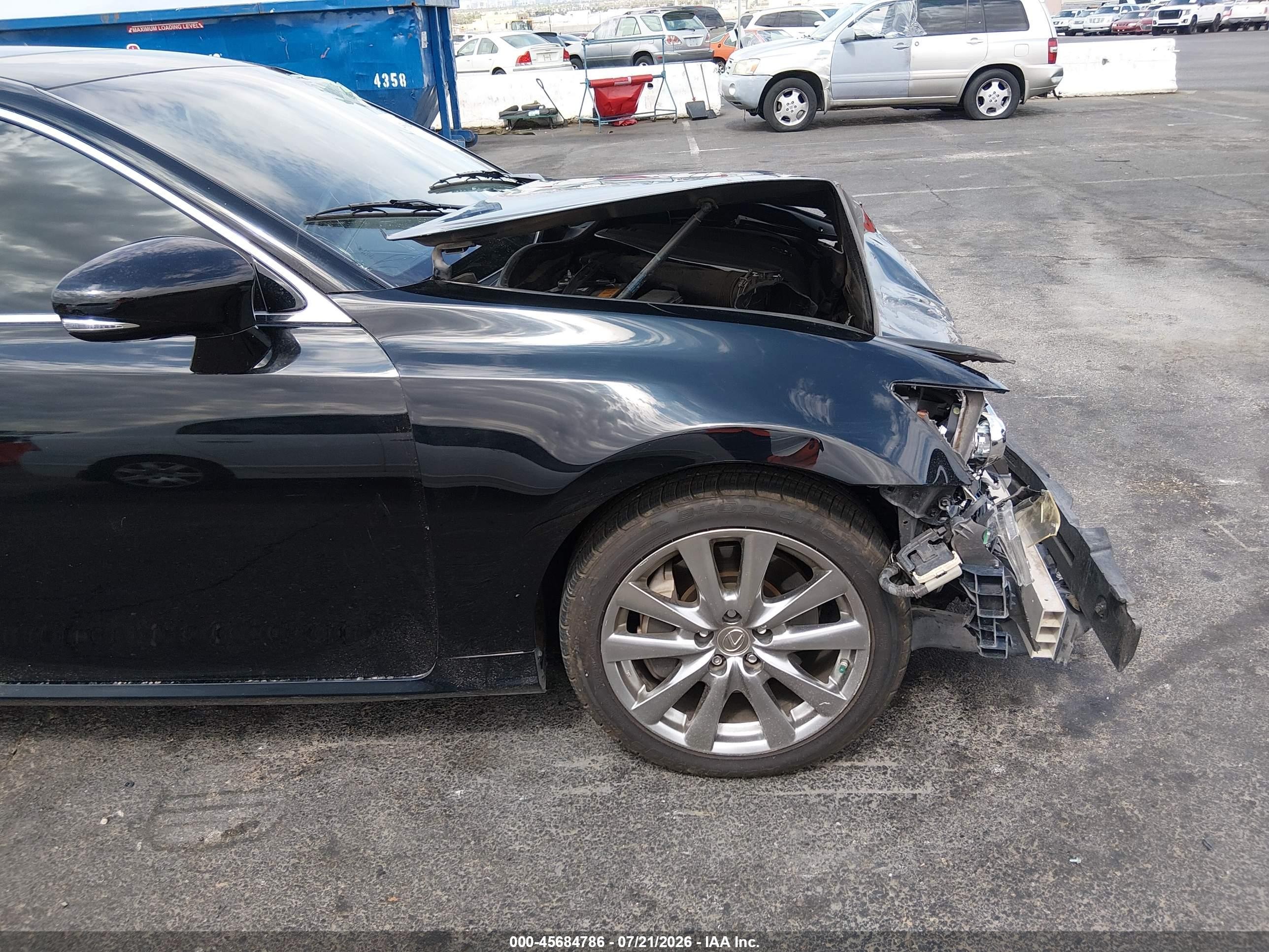 2013 Lexus Gs 350   Black vin: JTHBE1BL4D5028706