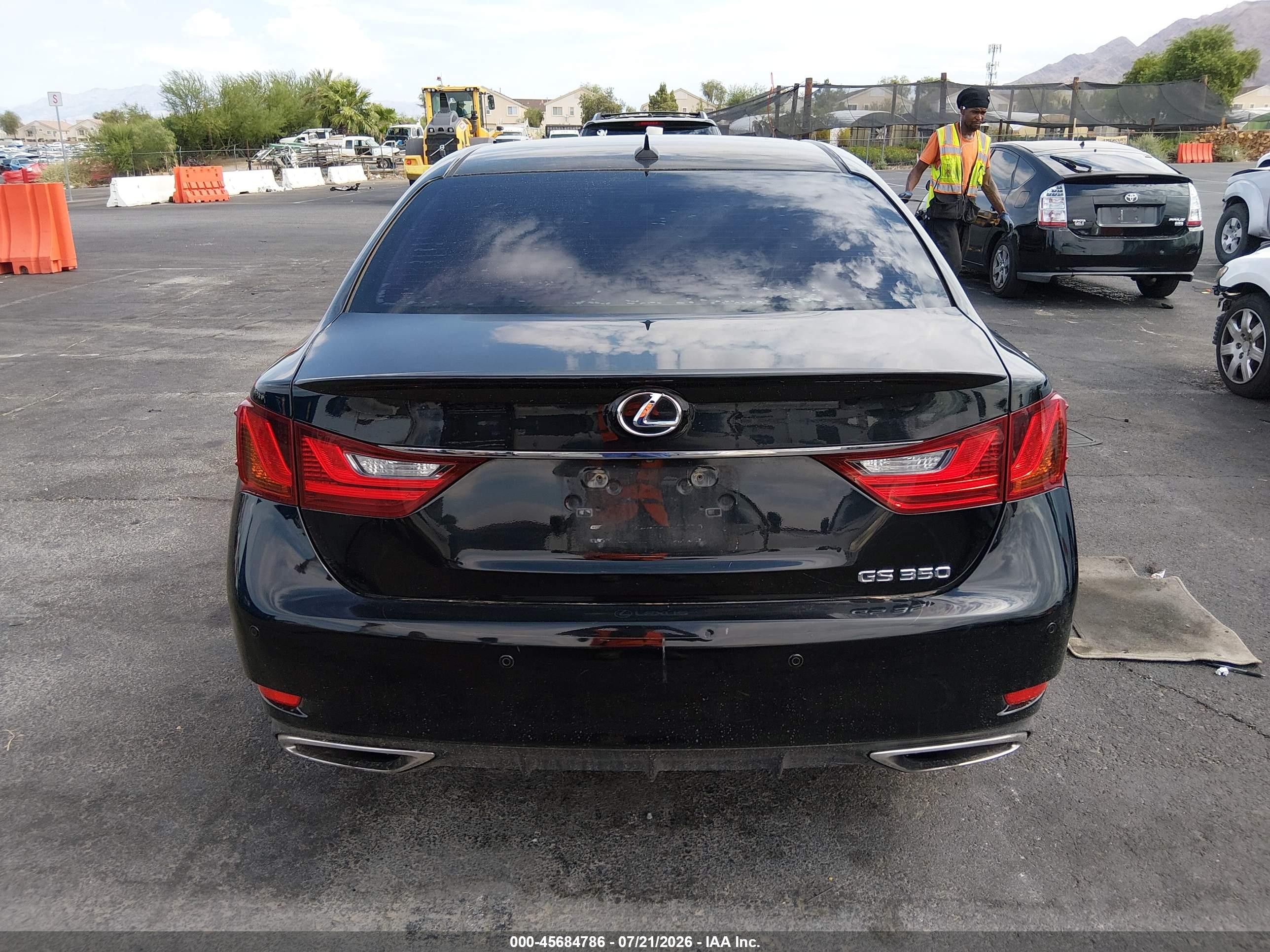 2013 Lexus Gs 350   Black vin: JTHBE1BL4D5028706