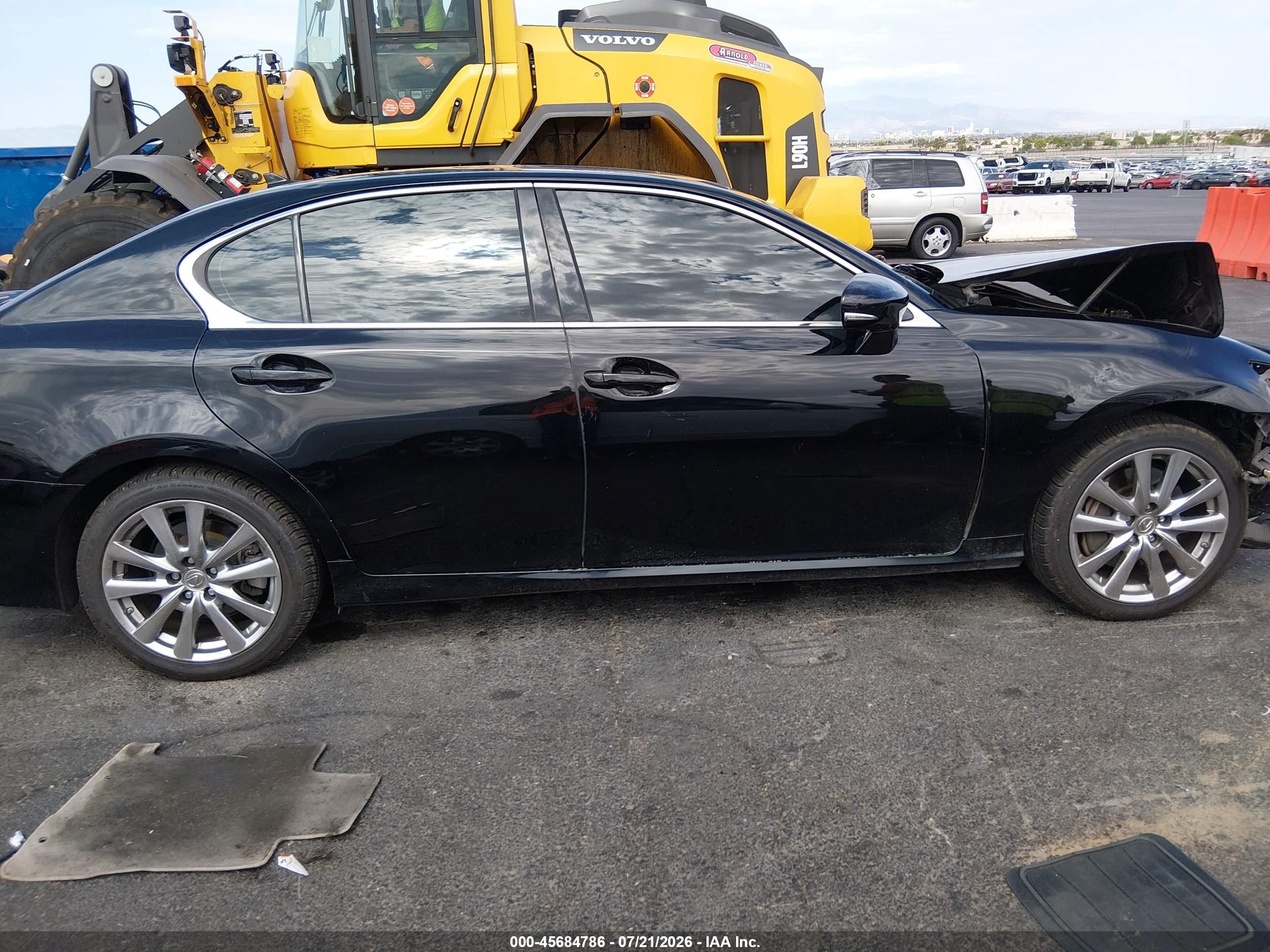 2013 Lexus Gs 350   Black vin: JTHBE1BL4D5028706