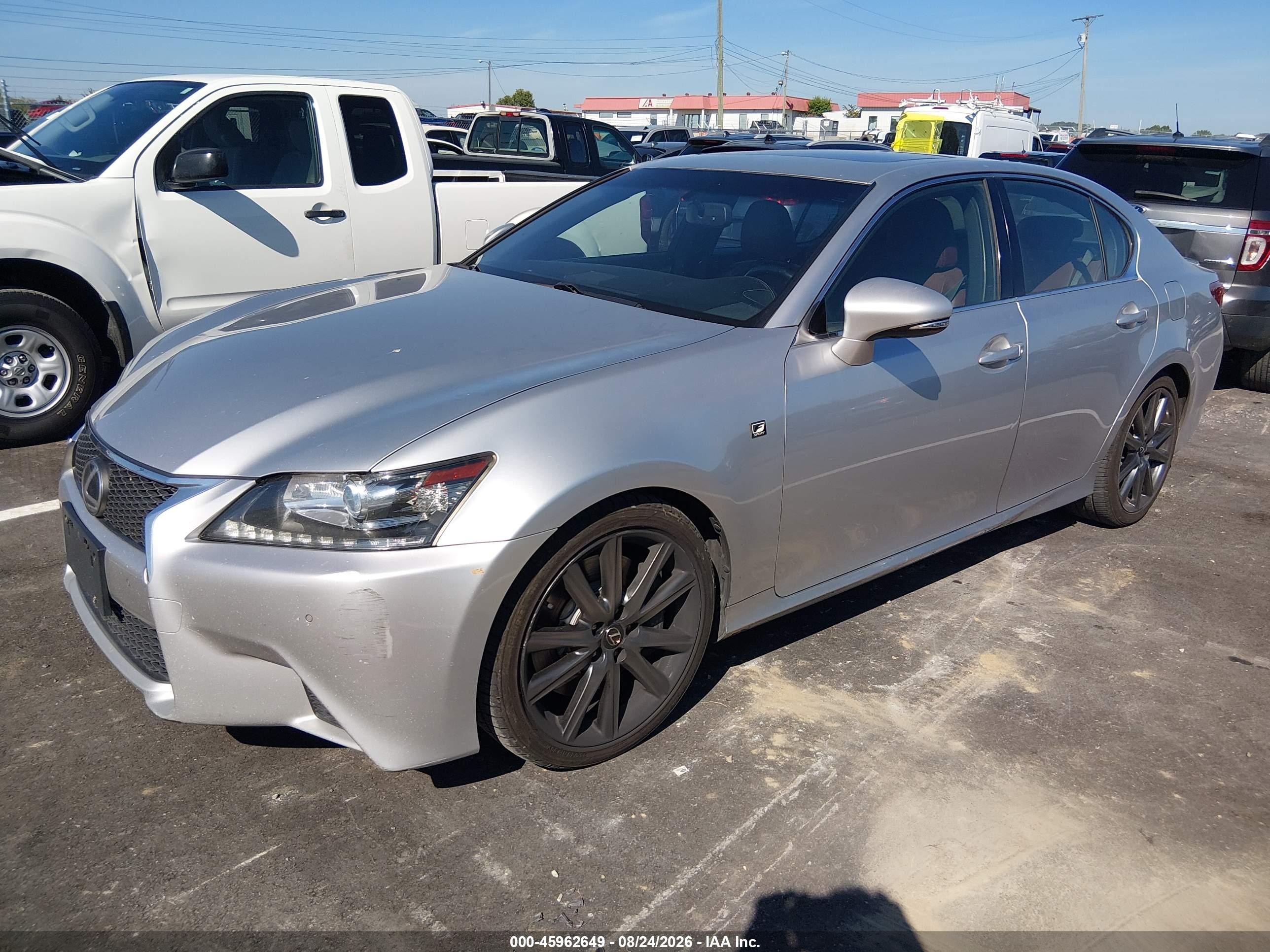 2014 Lexus Gs 350 Gray vin: JTHBE1BL4E5038301