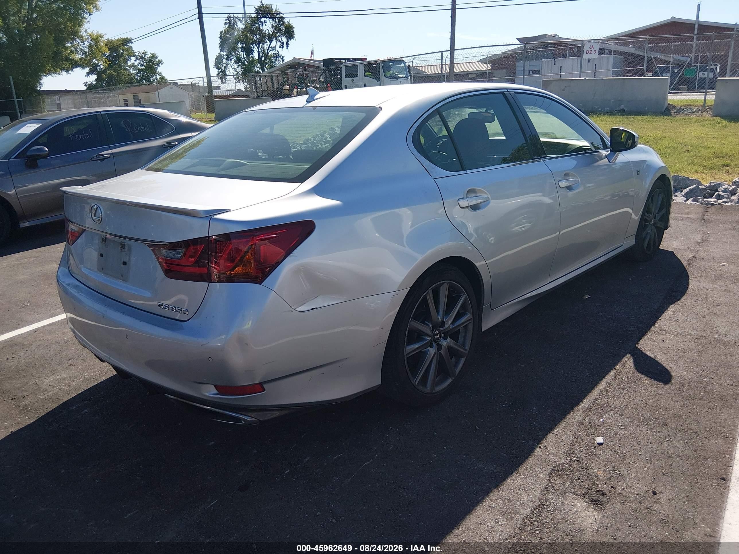 2014 Lexus Gs 350 Gray vin: JTHBE1BL4E5038301