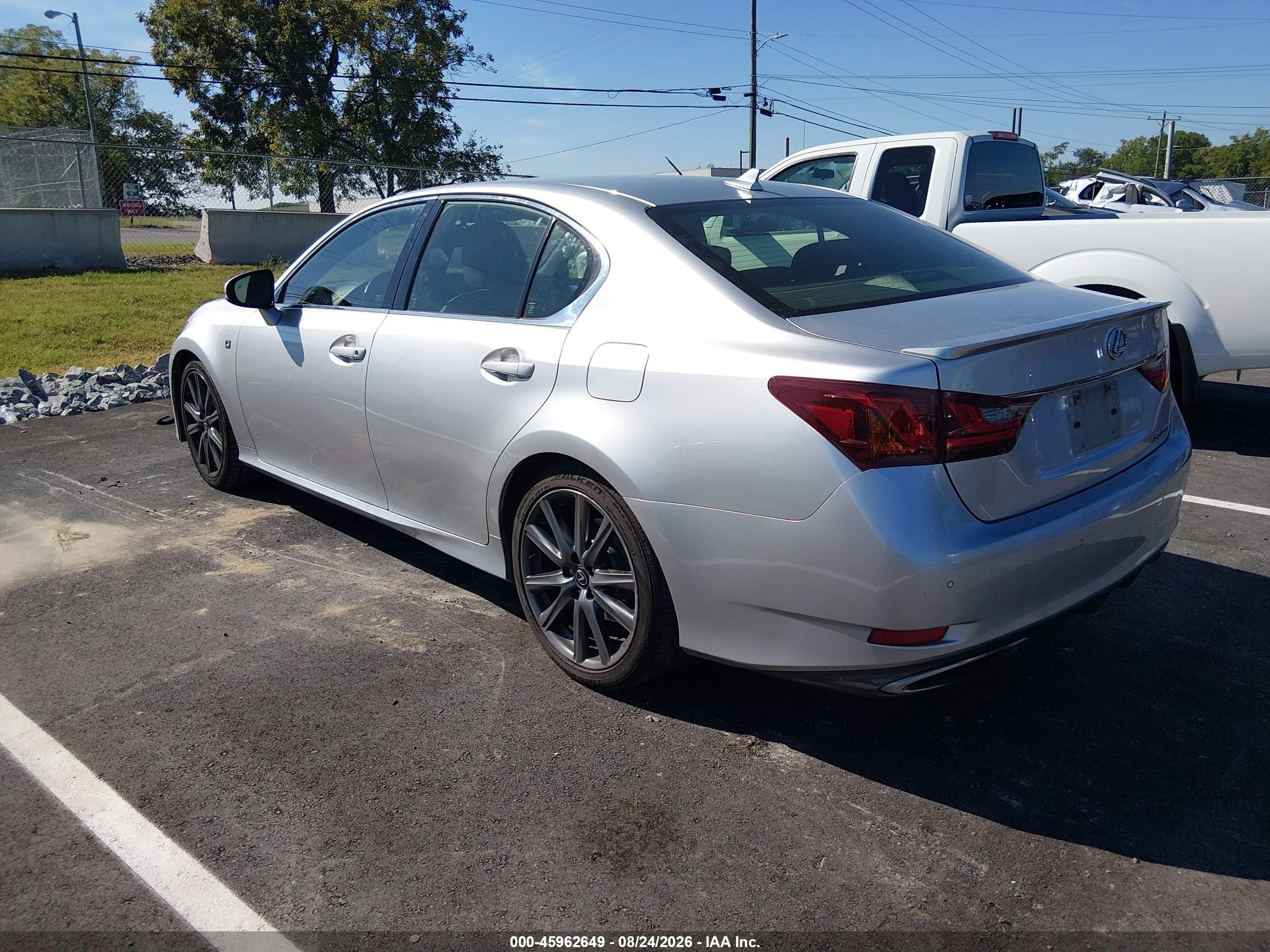 2014 Lexus Gs 350 Gray vin: JTHBE1BL4E5038301