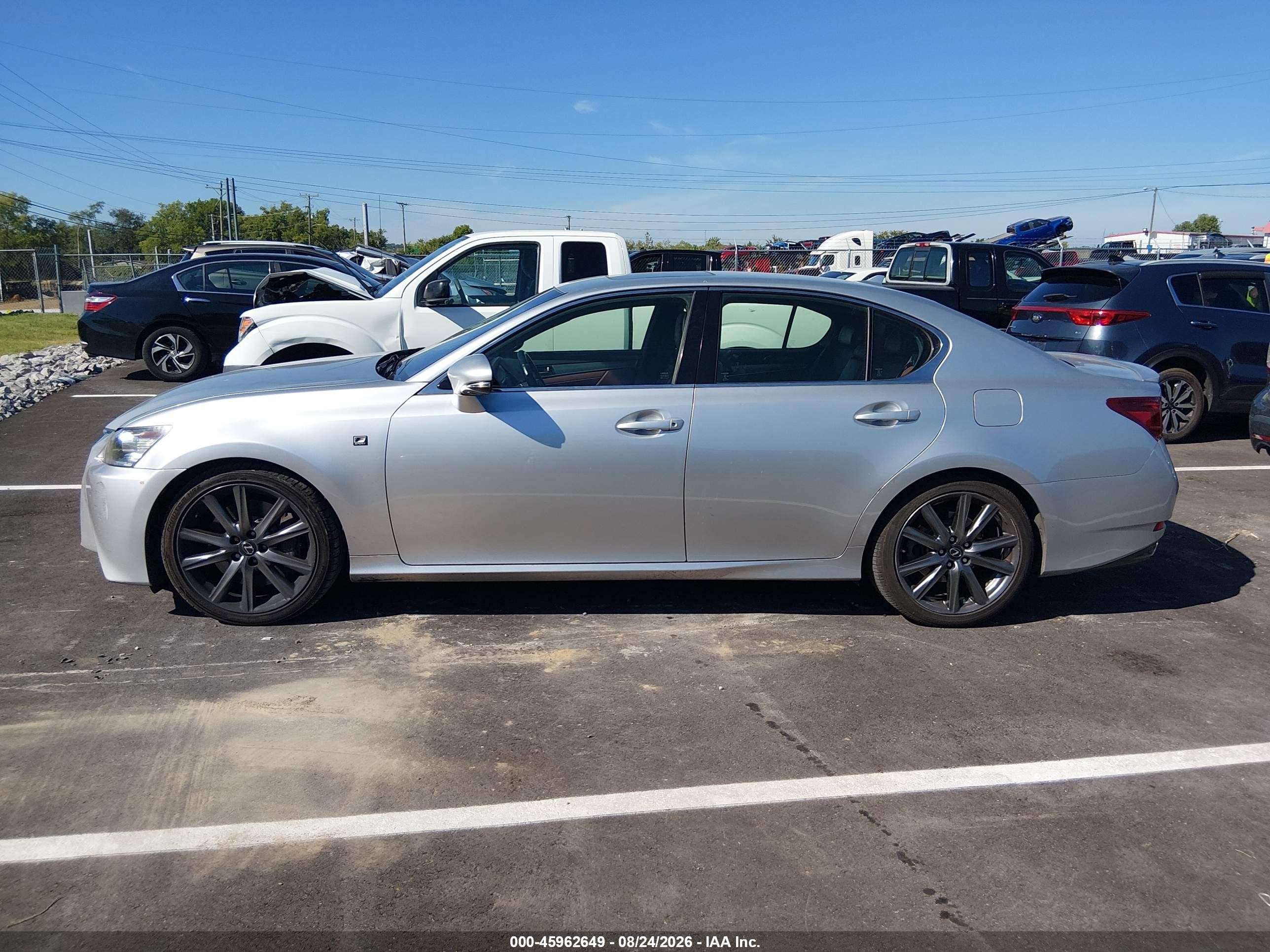 2014 Lexus Gs 350 Gray vin: JTHBE1BL4E5038301