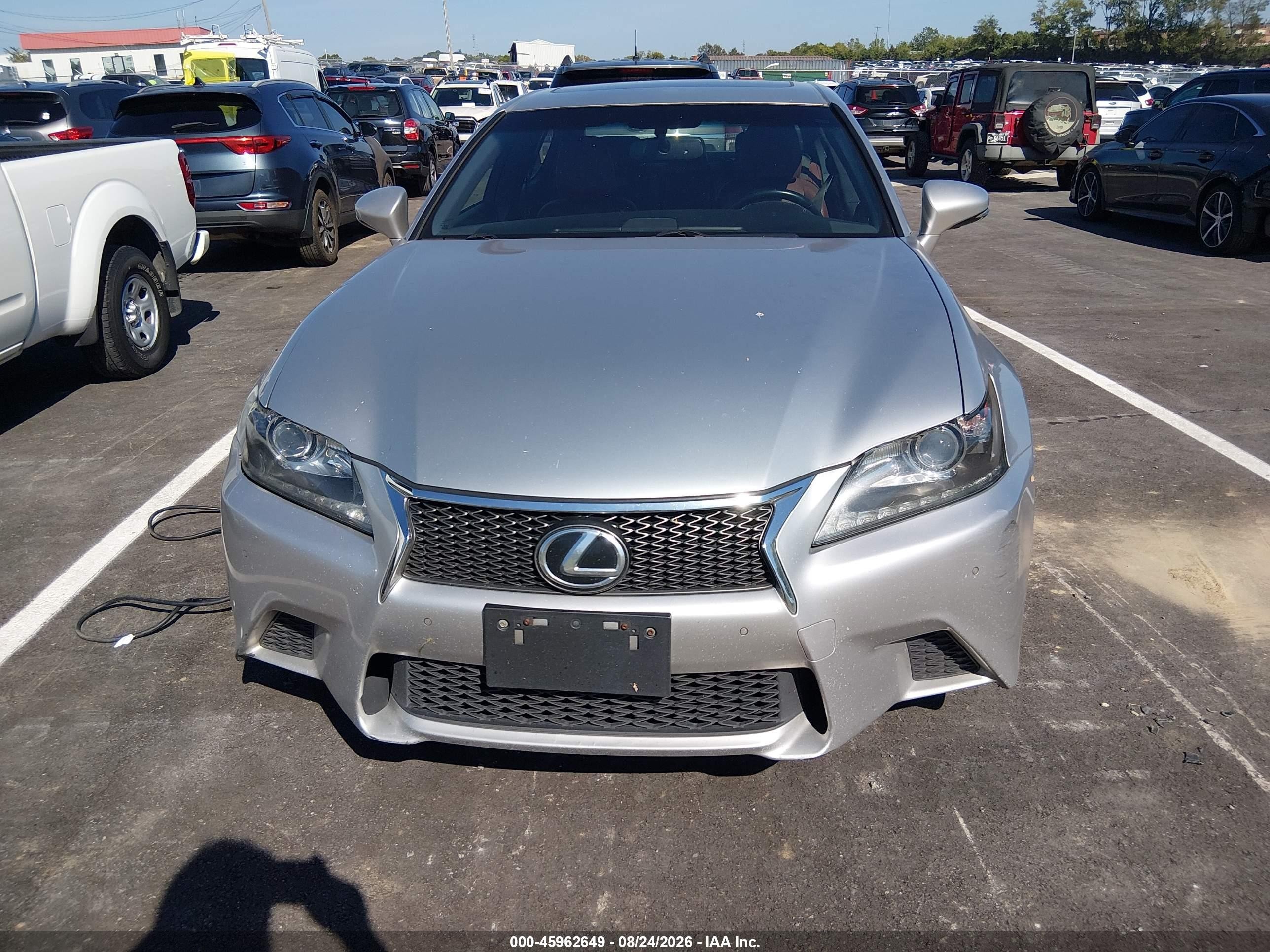 2014 Lexus Gs 350 Gray vin: JTHBE1BL4E5038301