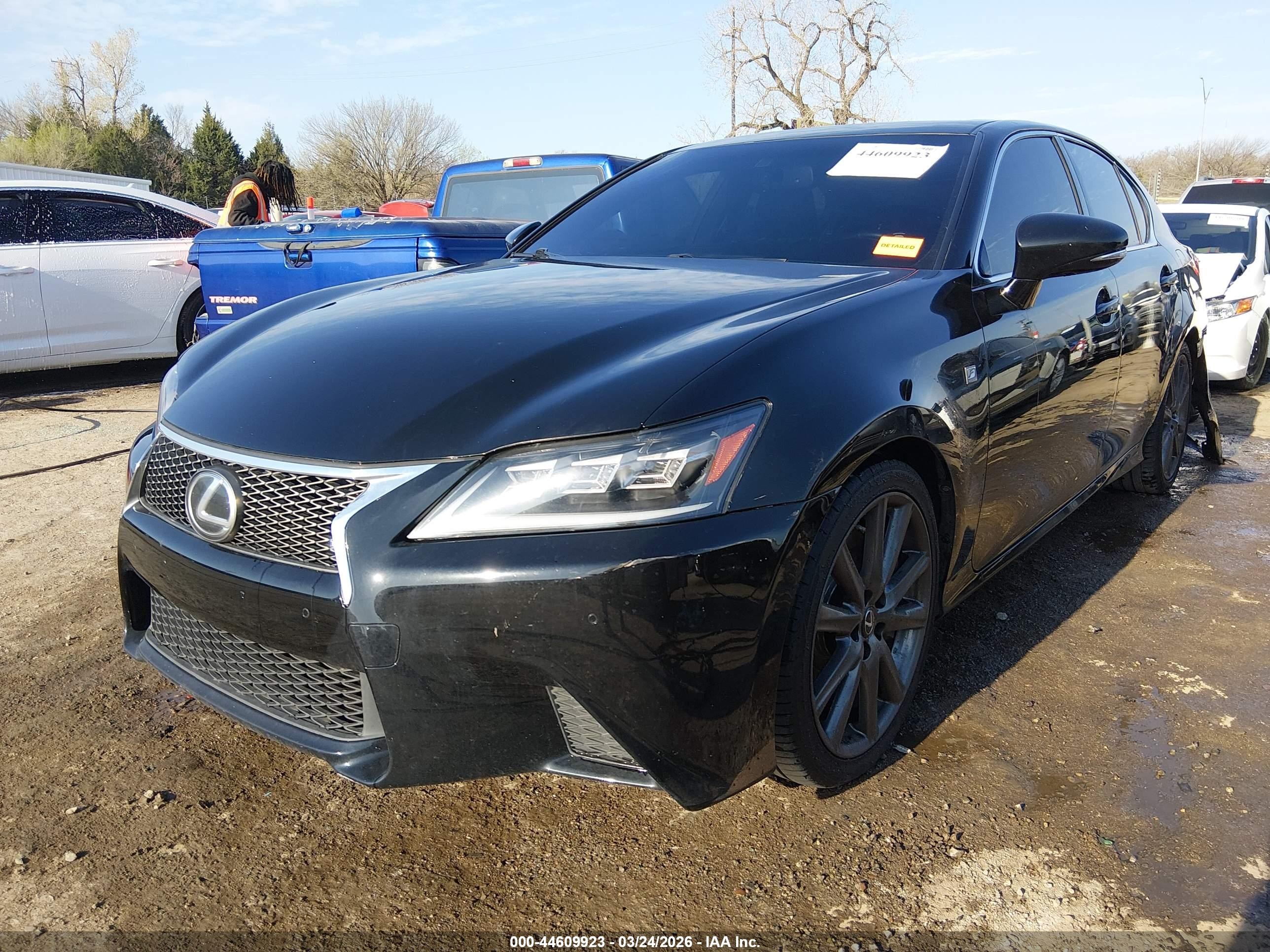 2014 Lexus Gs 350   Black vin: JTHBE1BL4E5043739