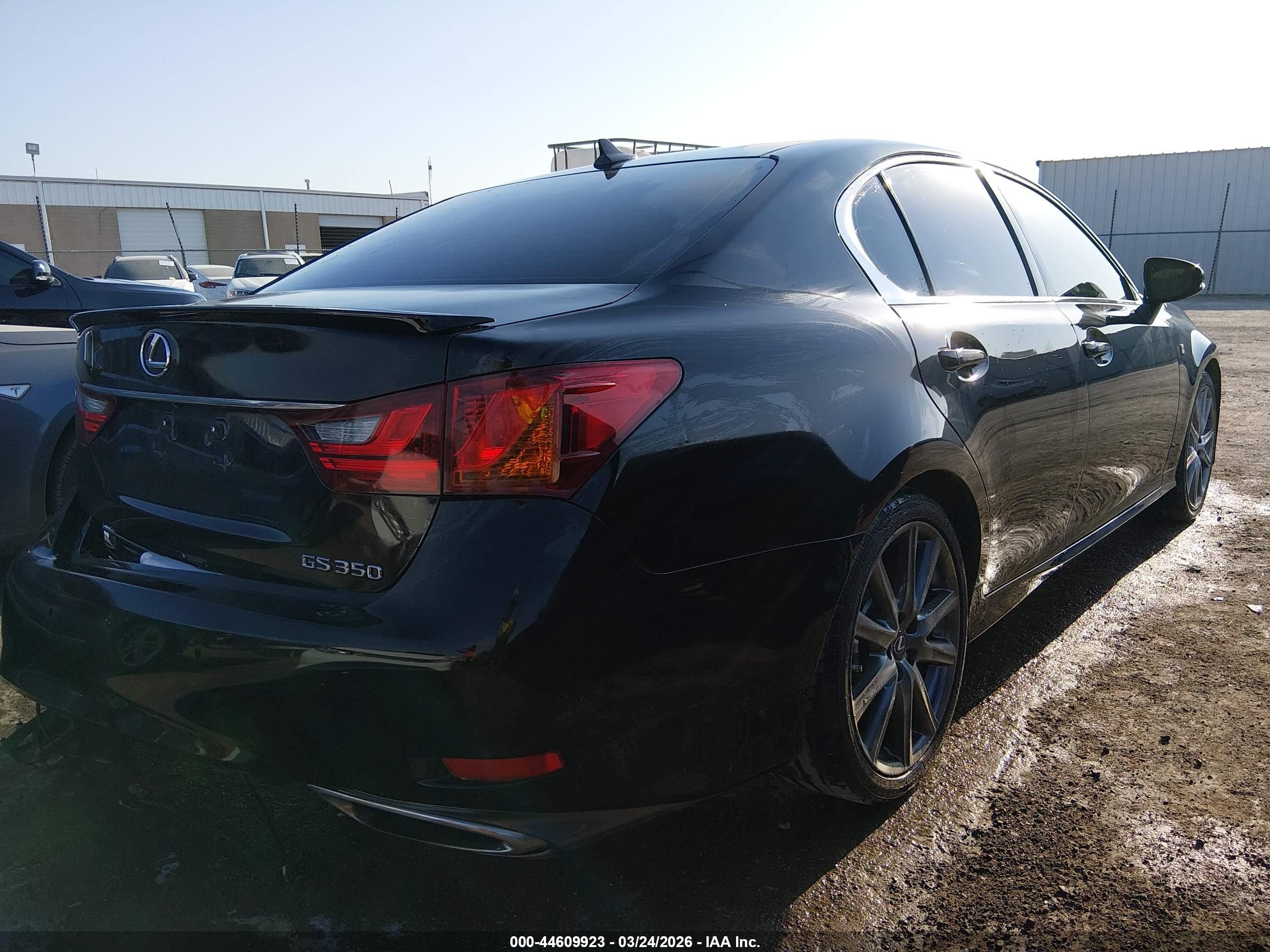 2014 Lexus Gs 350   Black vin: JTHBE1BL4E5043739