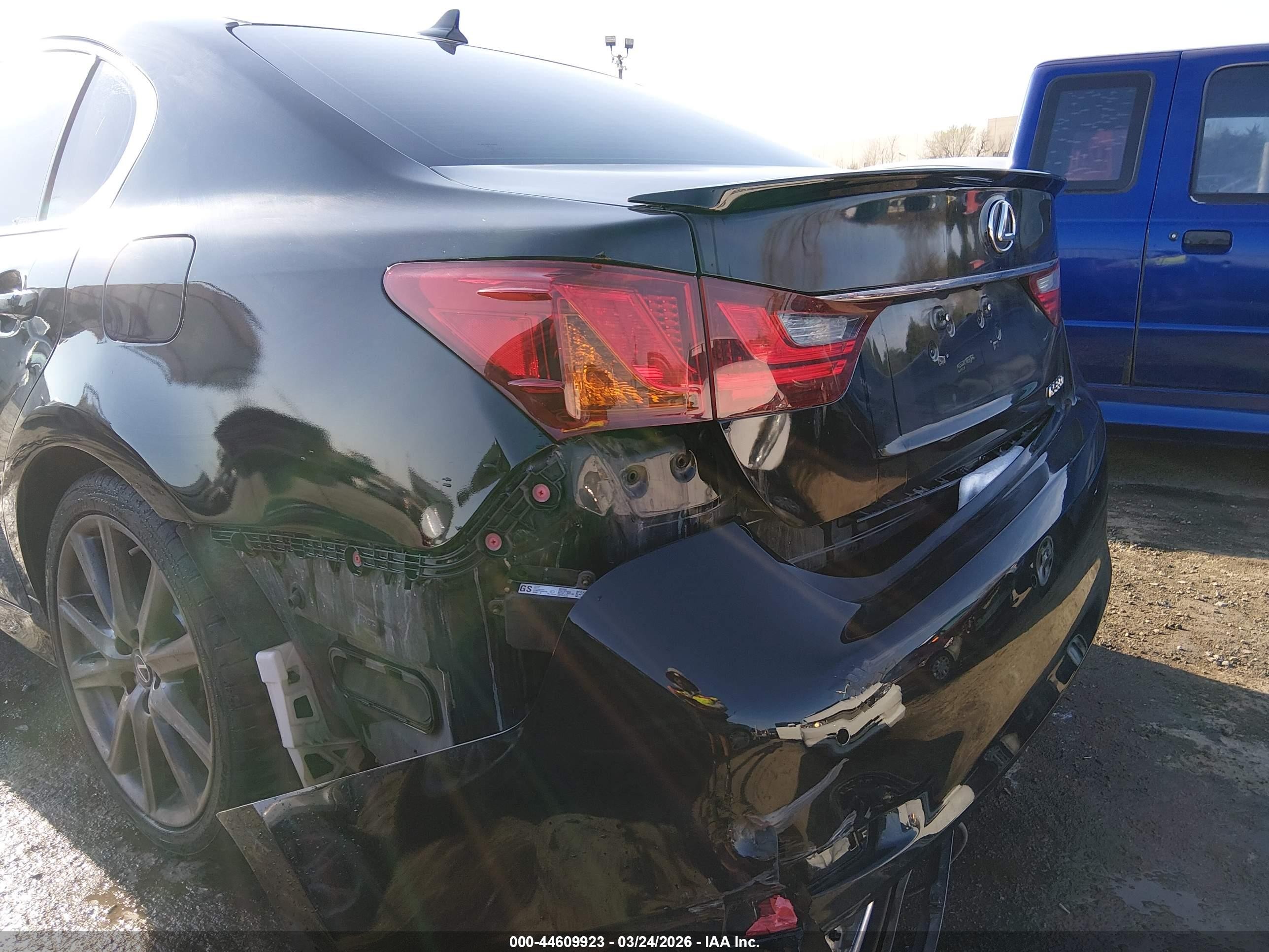 2014 Lexus Gs 350   Black vin: JTHBE1BL4E5043739