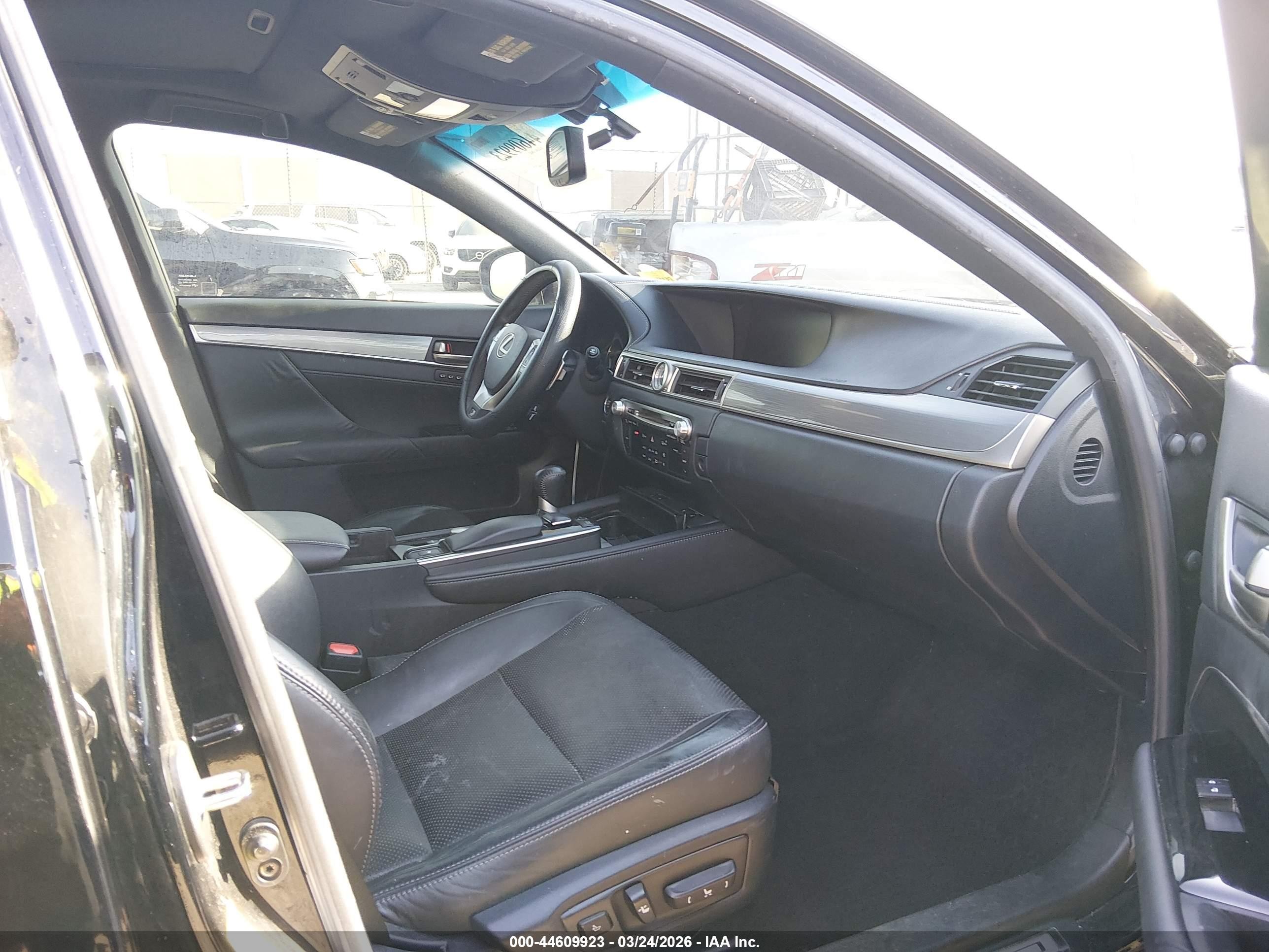 2014 Lexus Gs 350   Black vin: JTHBE1BL4E5043739