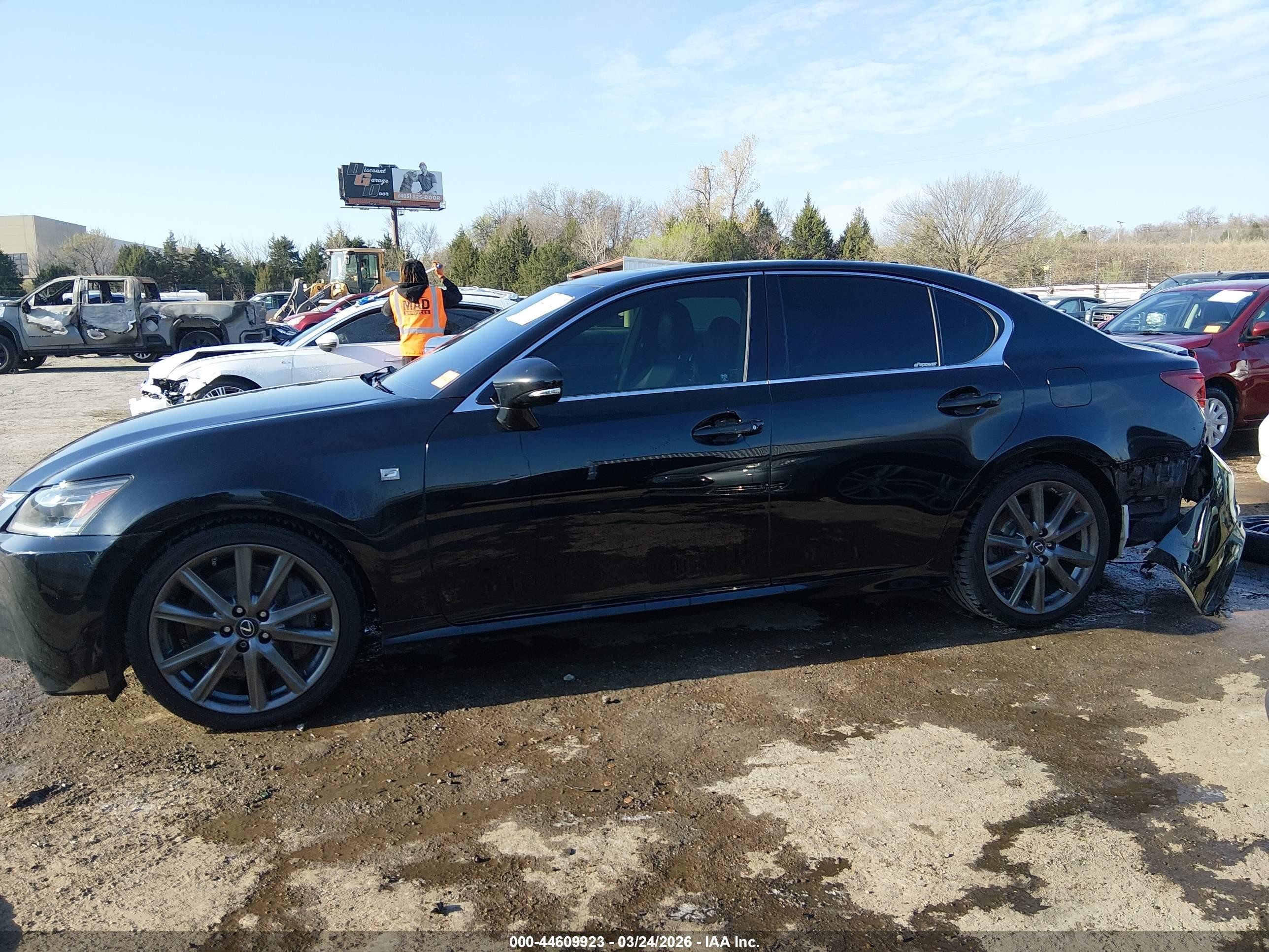 2014 Lexus Gs 350   Black vin: JTHBE1BL4E5043739