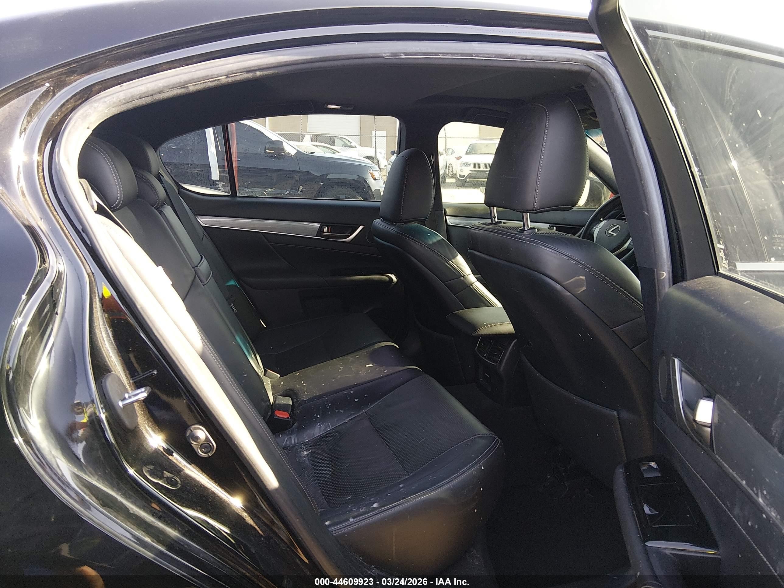 2014 Lexus Gs 350   Black vin: JTHBE1BL4E5043739
