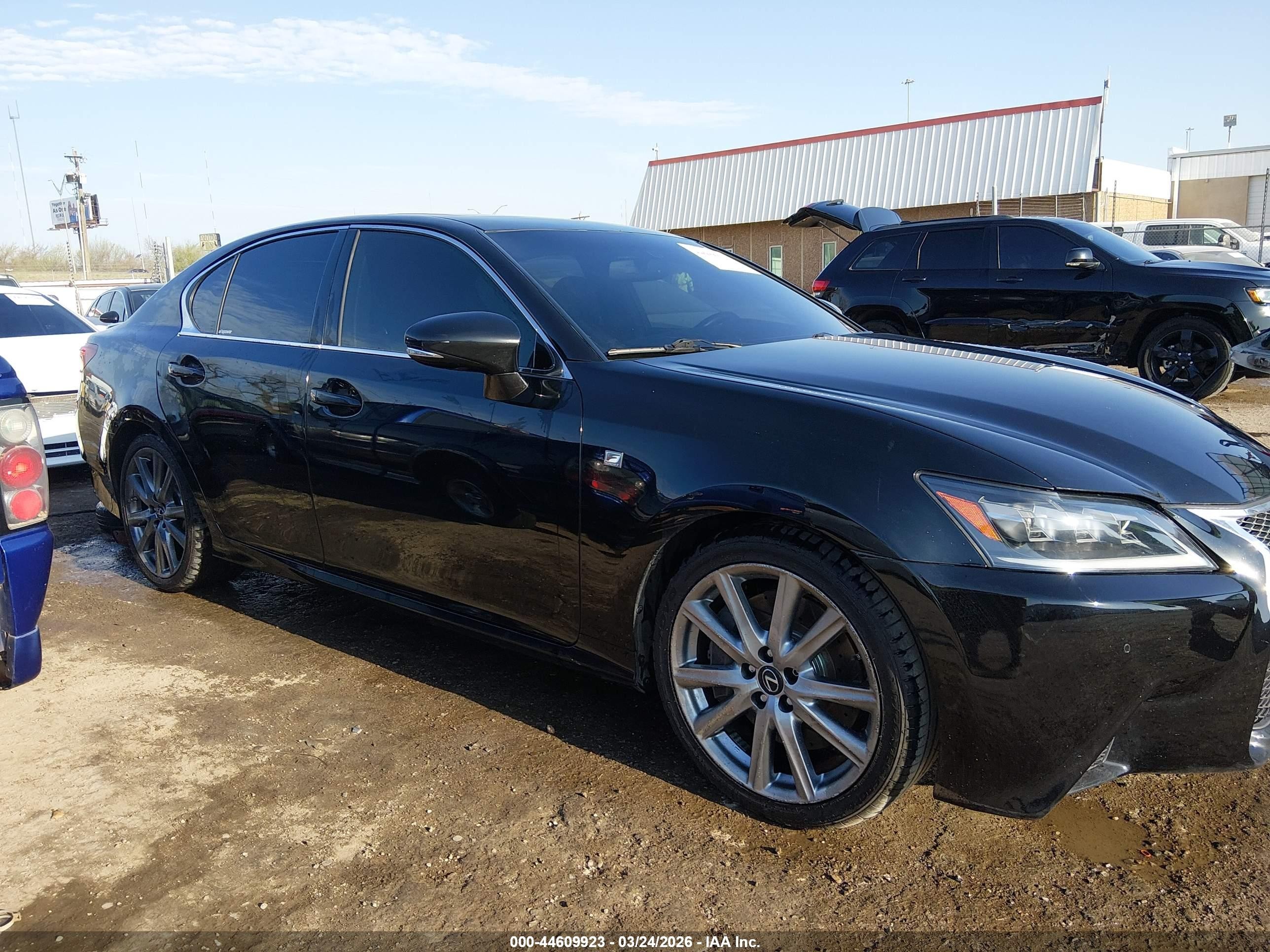 2014 Lexus Gs 350   Black vin: JTHBE1BL4E5043739