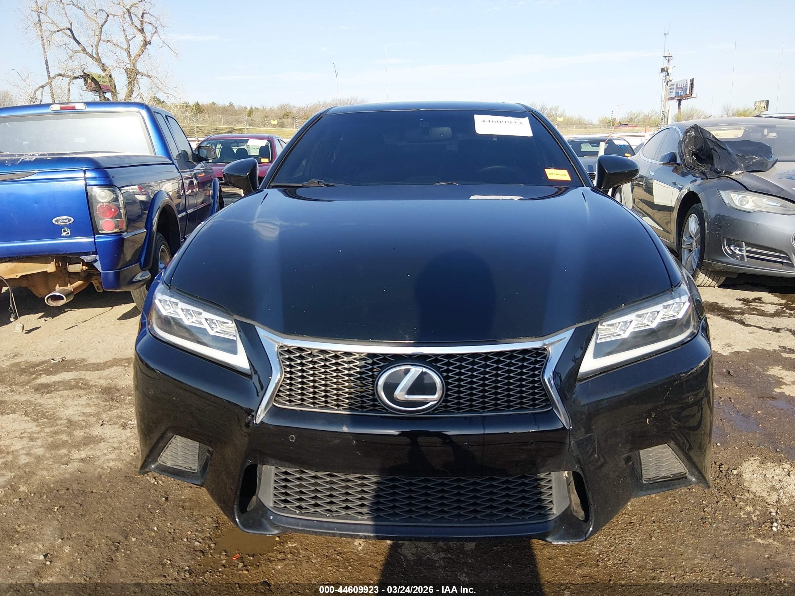 2014 Lexus Gs 350   Black vin: JTHBE1BL4E5043739