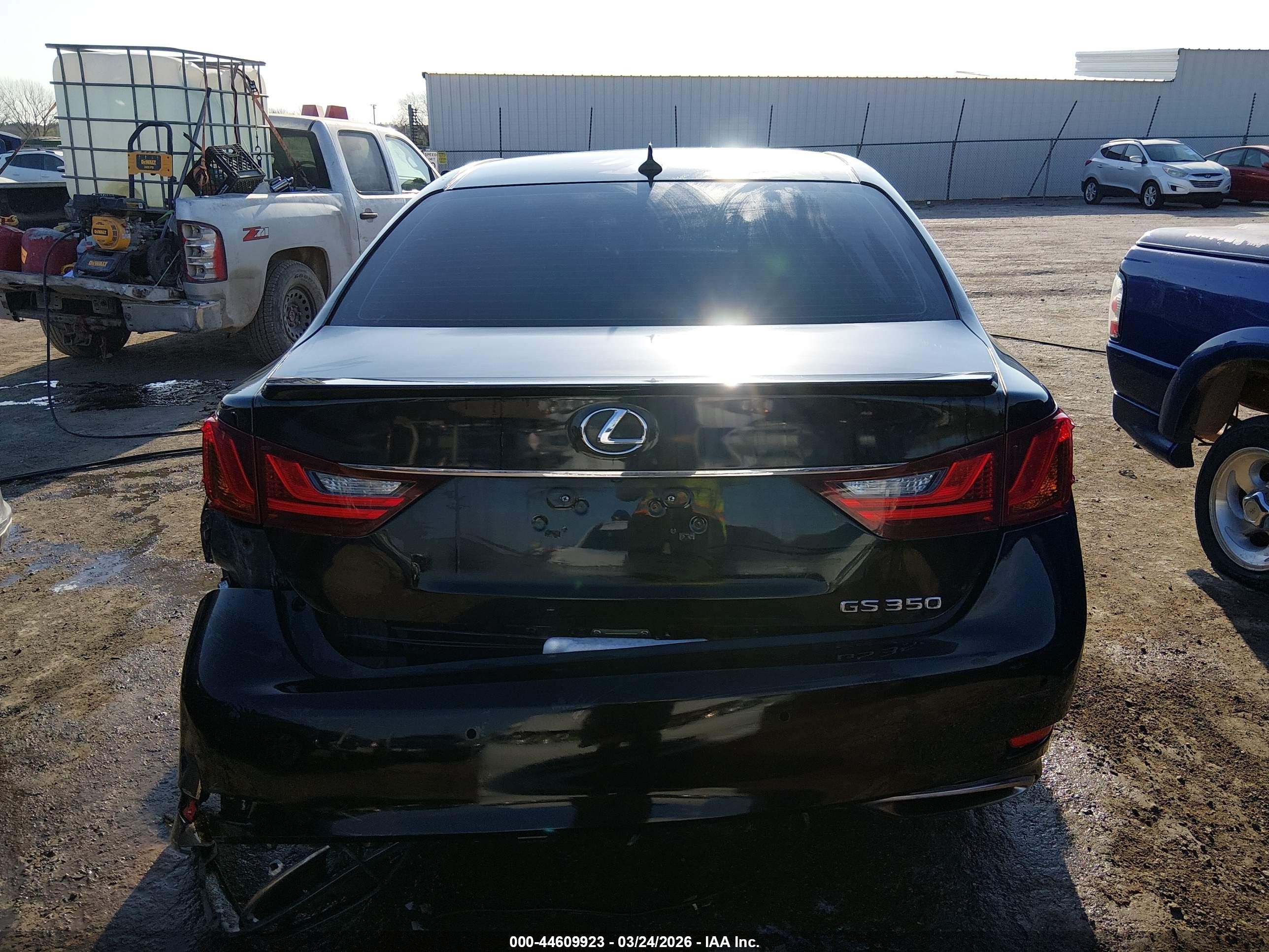 2014 Lexus Gs 350   Black vin: JTHBE1BL4E5043739