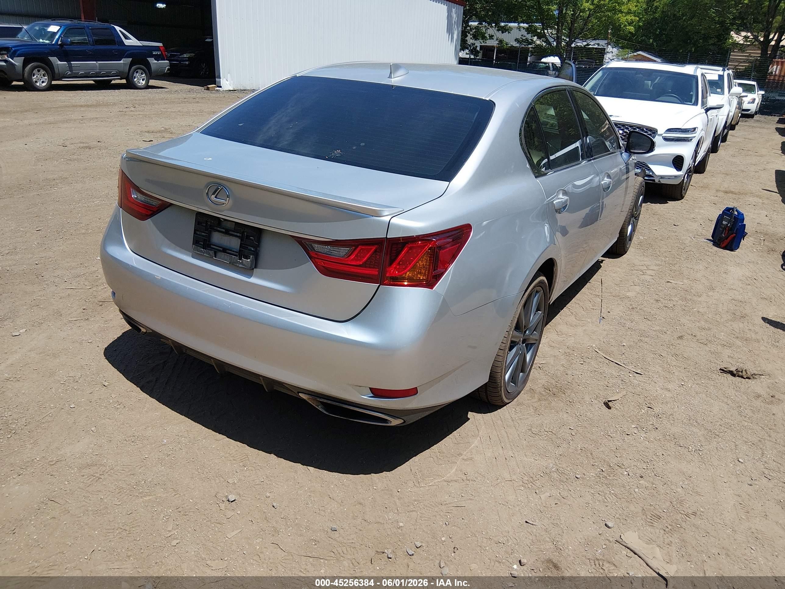 2015 Lexus Gs 350   Silver vin: JTHBE1BL4FA010037