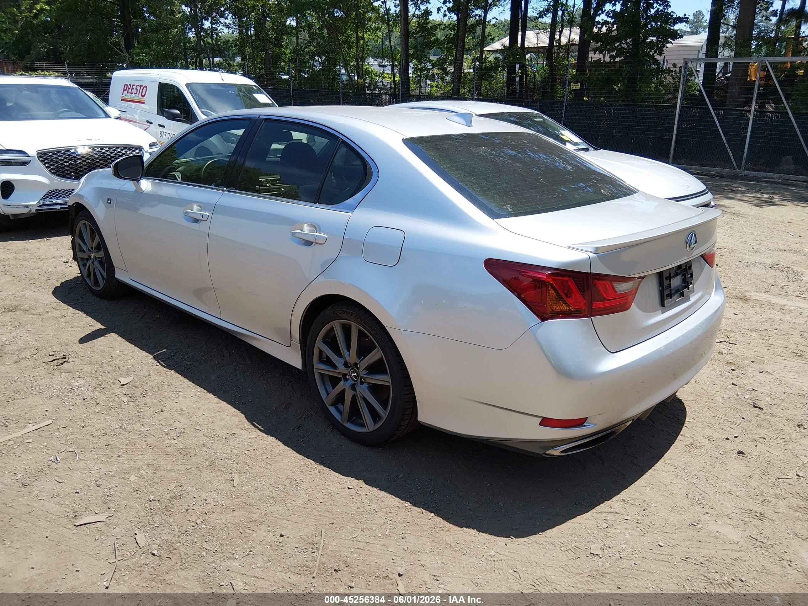 2015 Lexus Gs 350   Silver vin: JTHBE1BL4FA010037