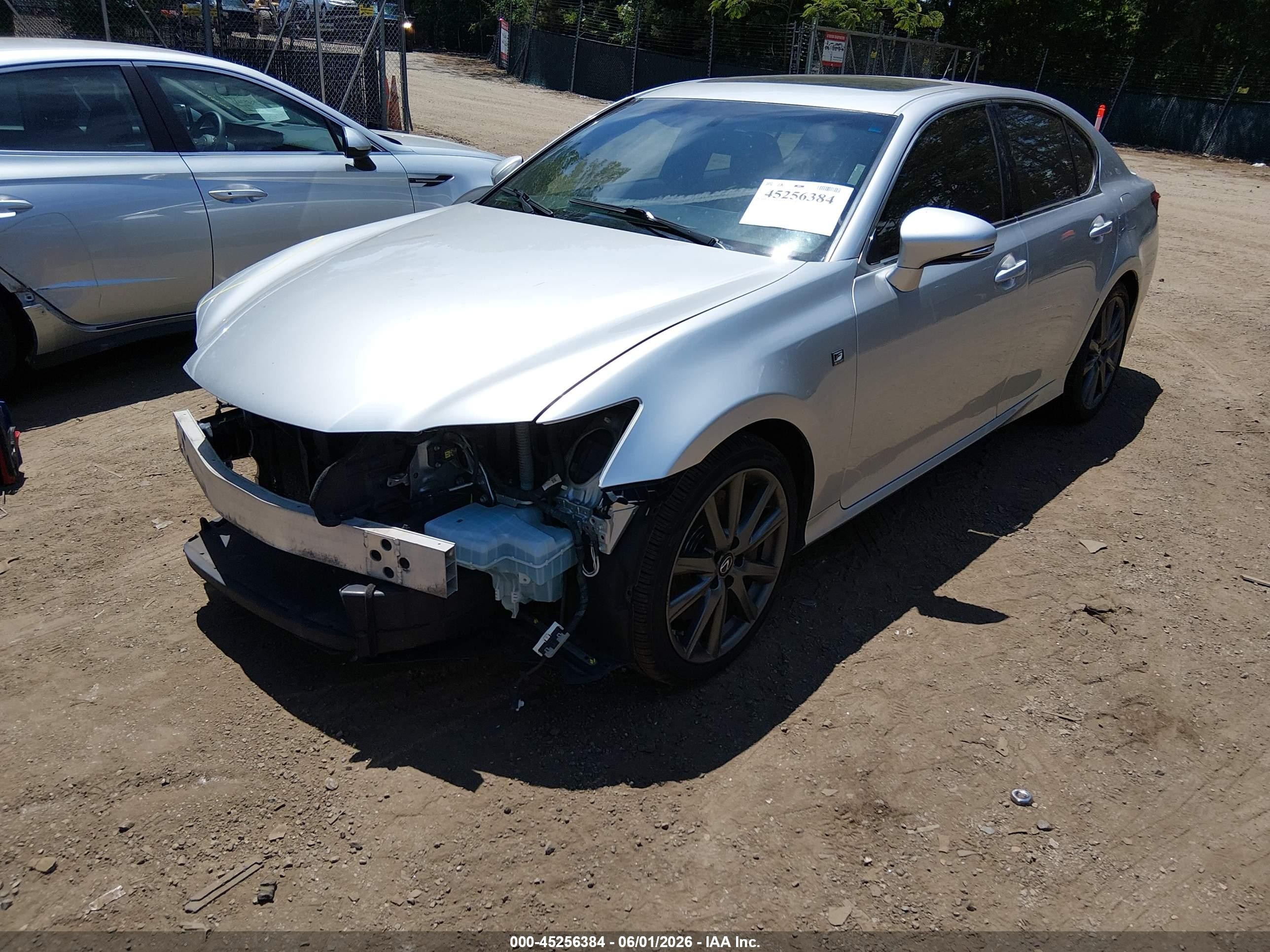 2015 Lexus Gs 350   Silver vin: JTHBE1BL4FA010037