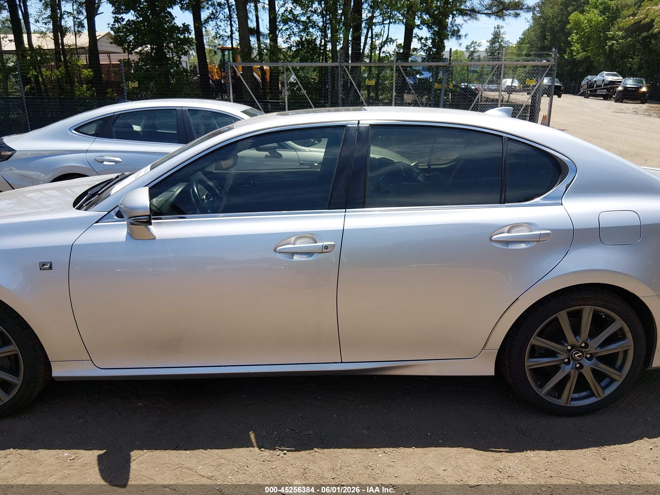 2015 Lexus Gs 350   Silver vin: JTHBE1BL4FA010037