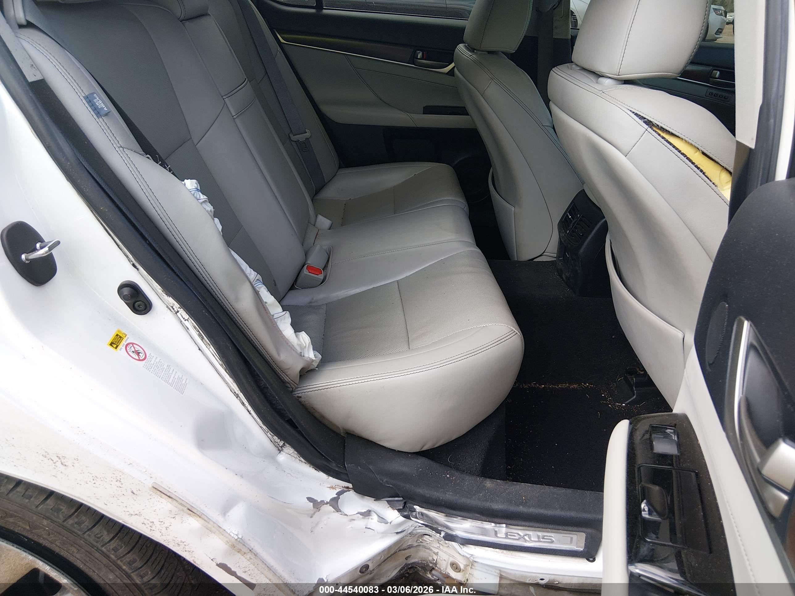 2015 Lexus Gs 350   White vin: JTHBE1BL4FA014542