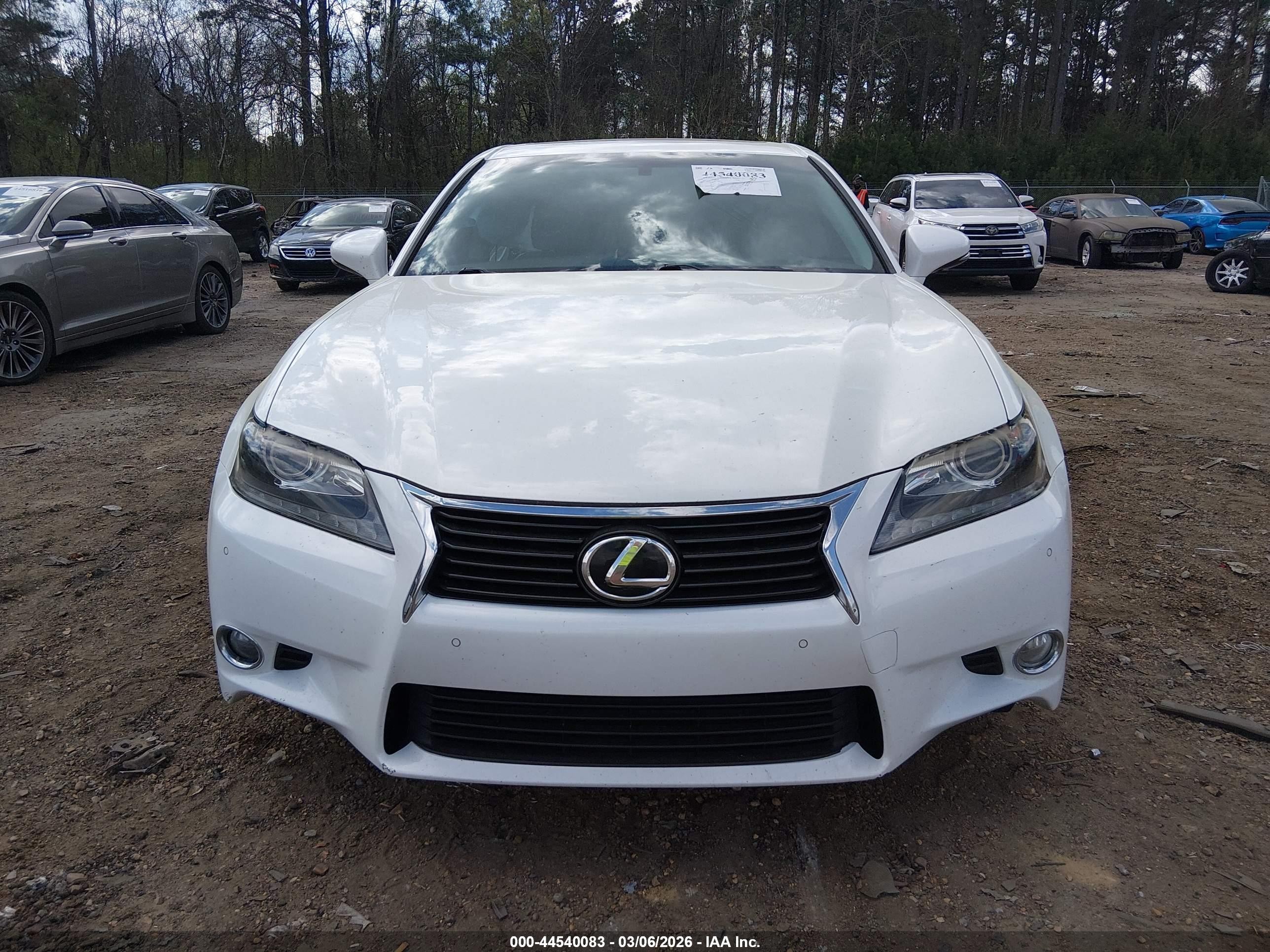 2015 Lexus Gs 350   White vin: JTHBE1BL4FA014542