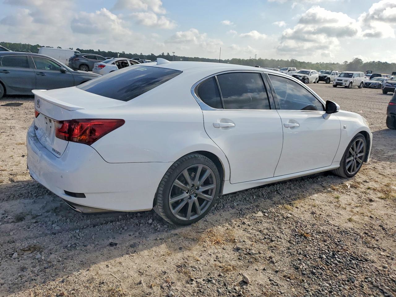 2015 Lexus Gs 350 White vin: JTHBE1BL4FA016632