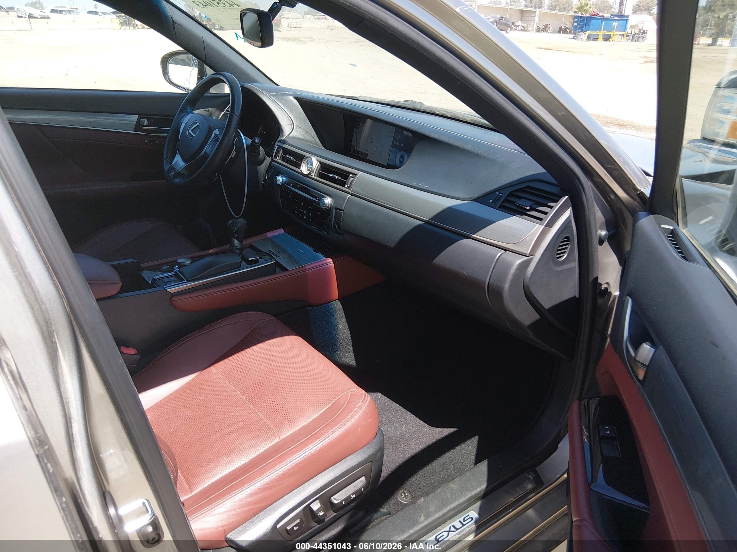 2015 Lexus Gs 350   Silver vin: JTHBE1BL4FA016825