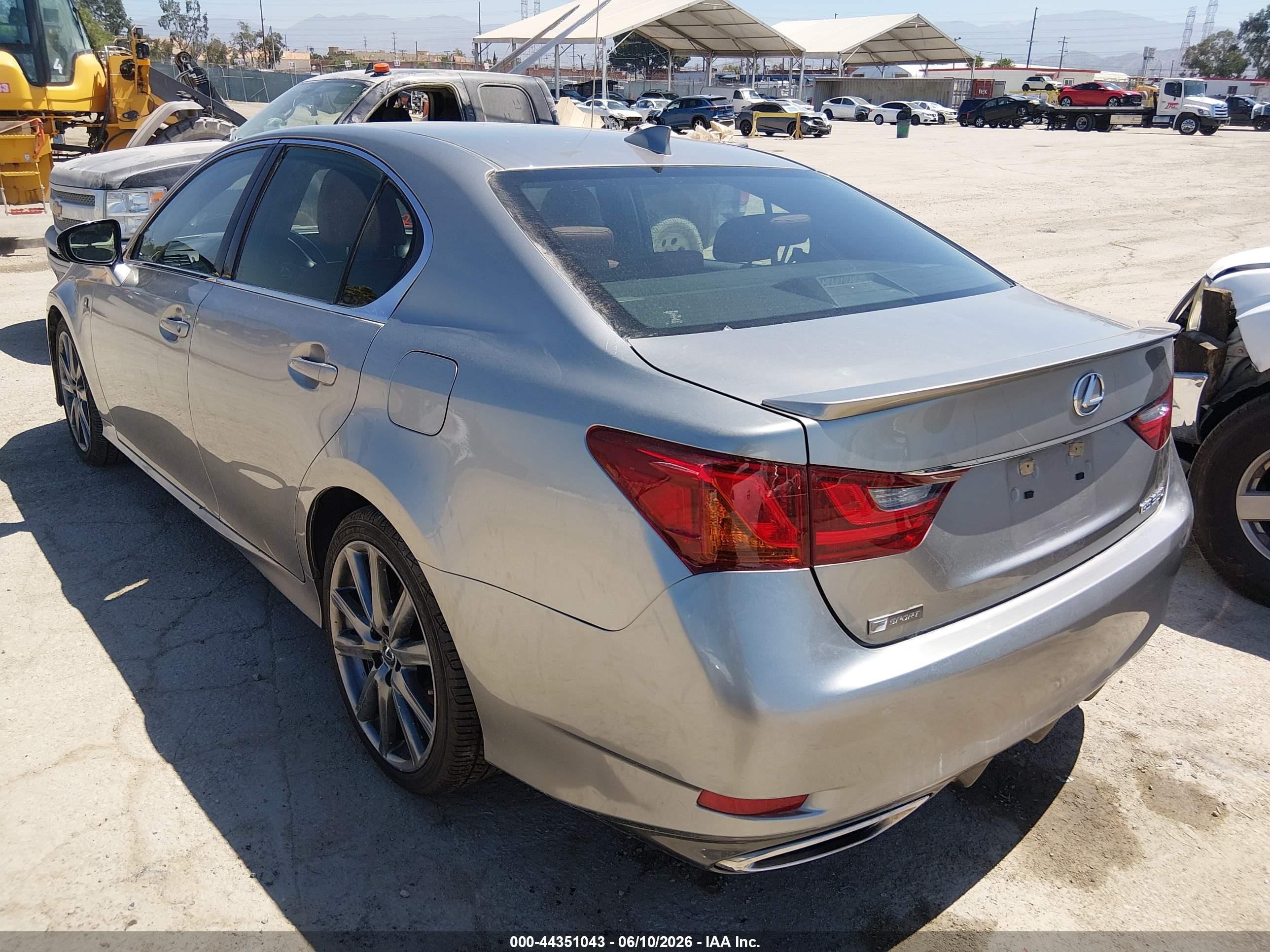 2015 Lexus Gs 350   Silver vin: JTHBE1BL4FA016825
