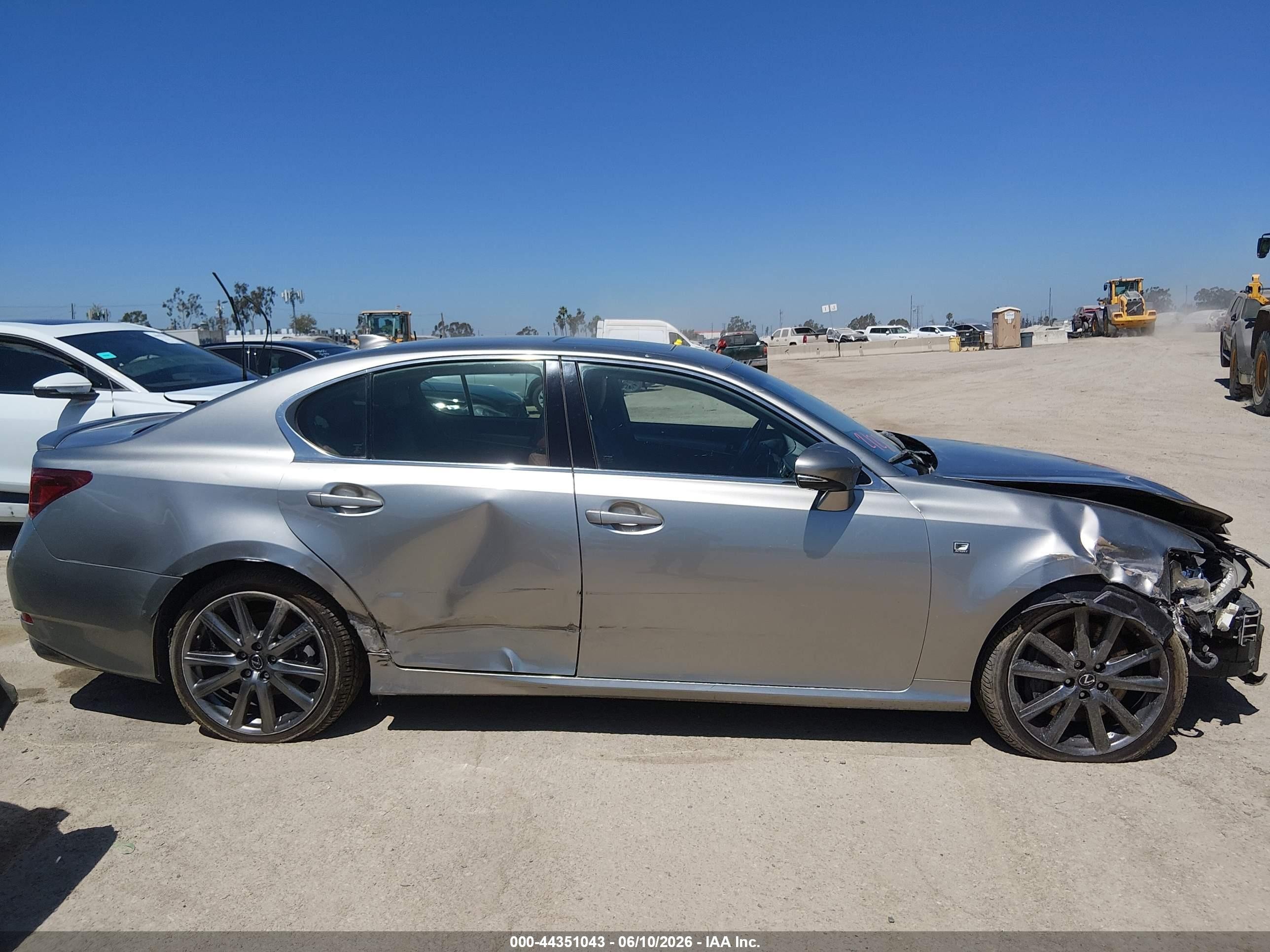 2015 Lexus Gs 350   Silver vin: JTHBE1BL4FA016825