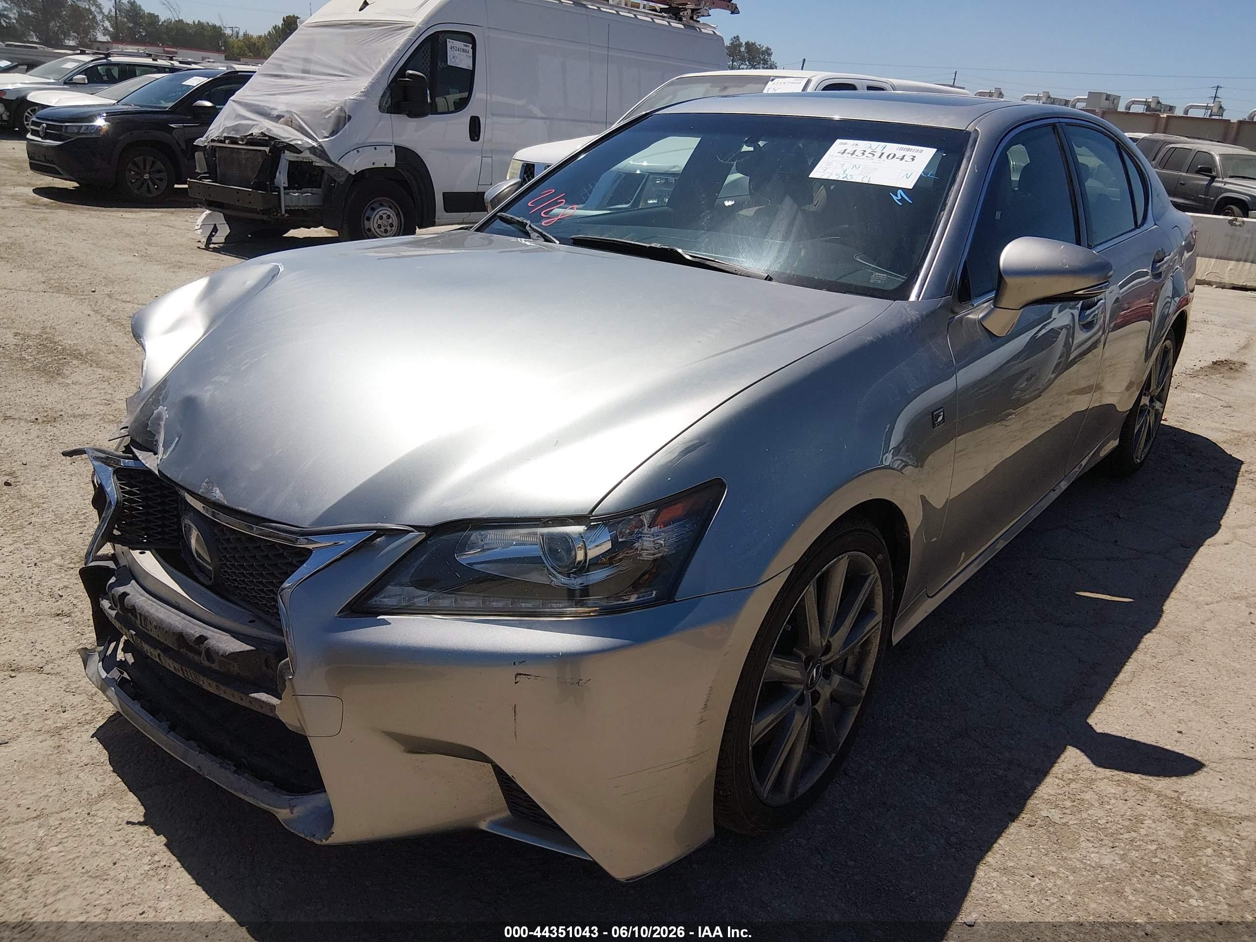 2015 Lexus Gs 350   Silver vin: JTHBE1BL4FA016825