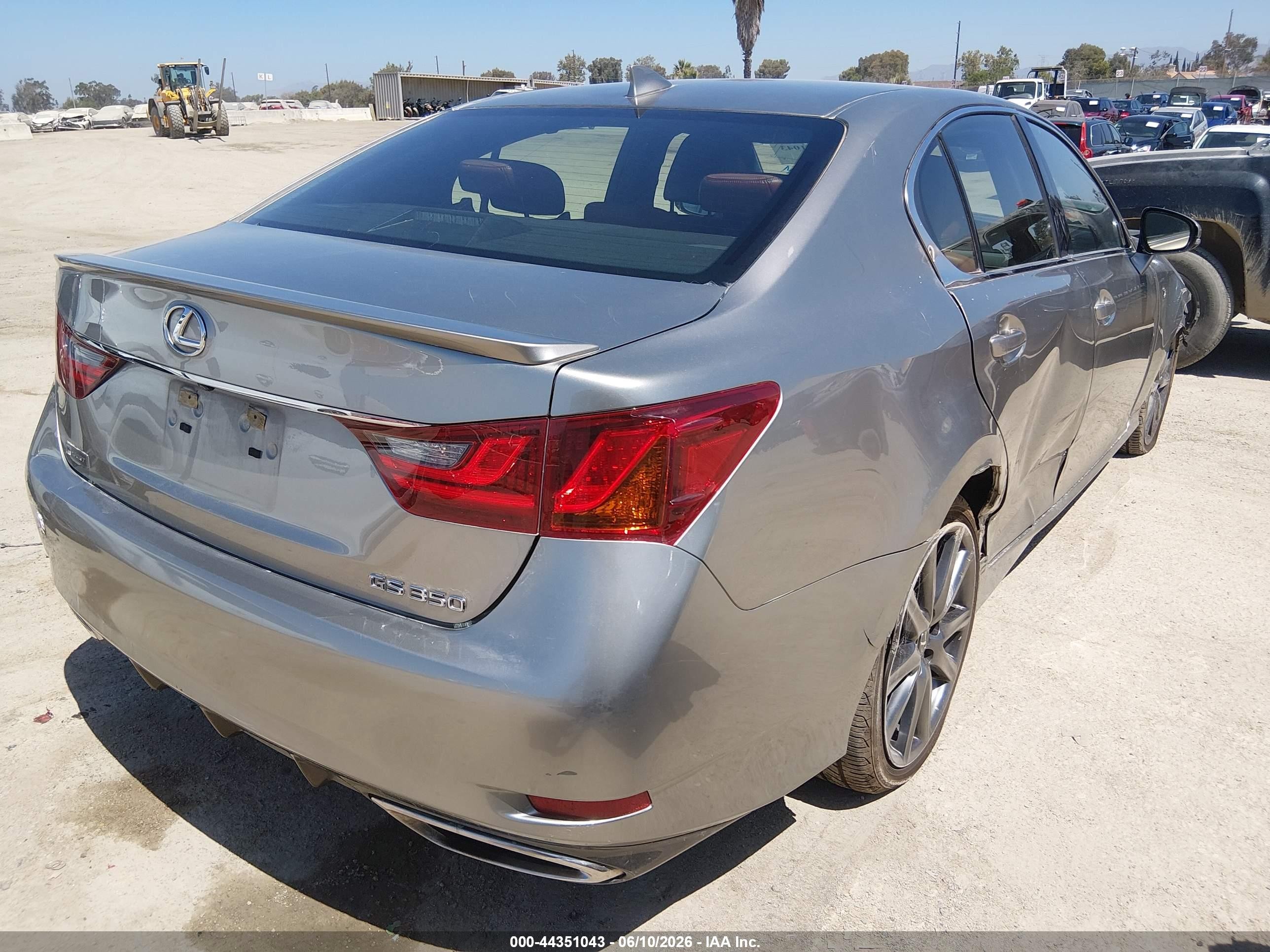 2015 Lexus Gs 350   Silver vin: JTHBE1BL4FA016825