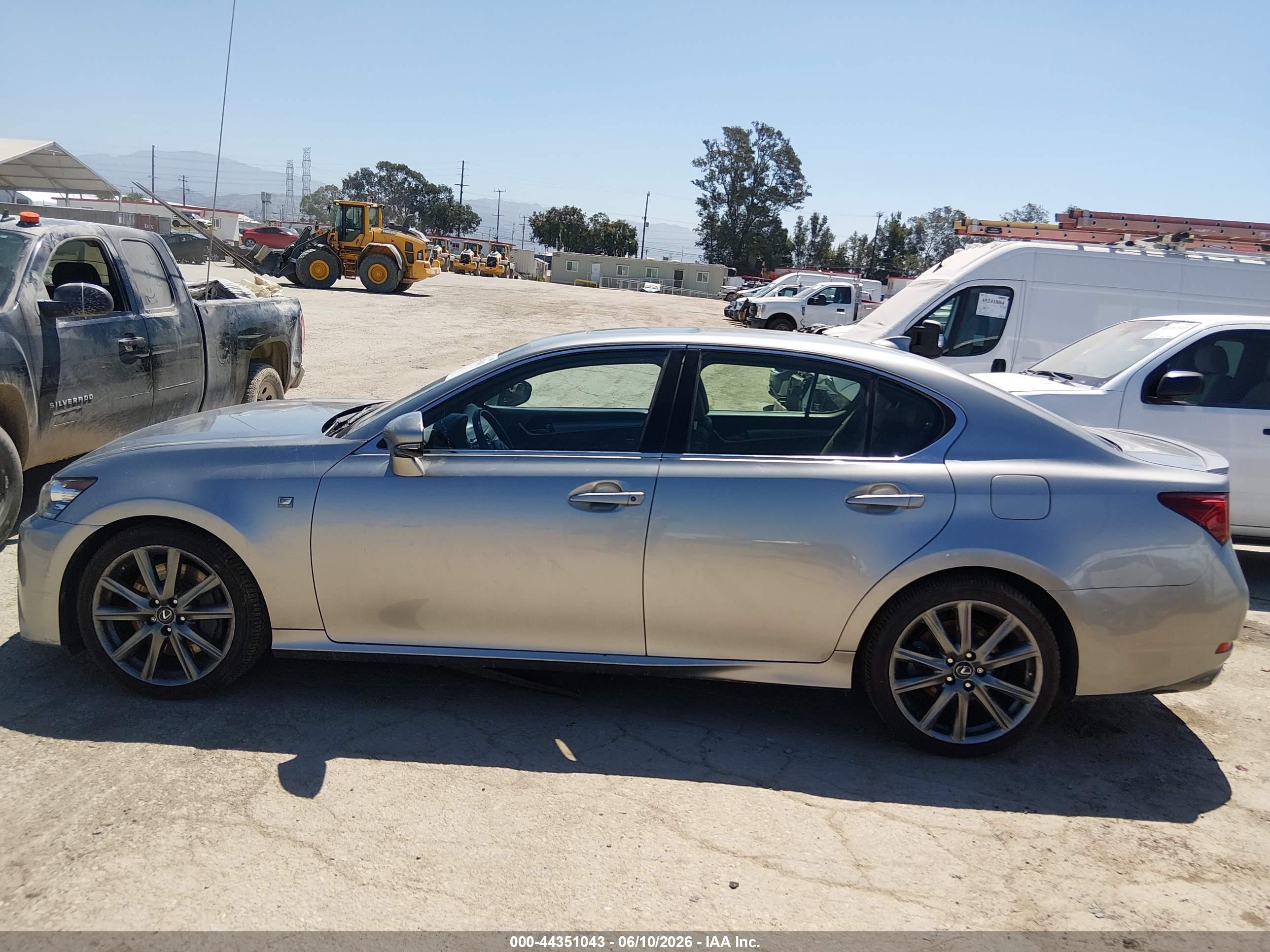 2015 Lexus Gs 350   Silver vin: JTHBE1BL4FA016825