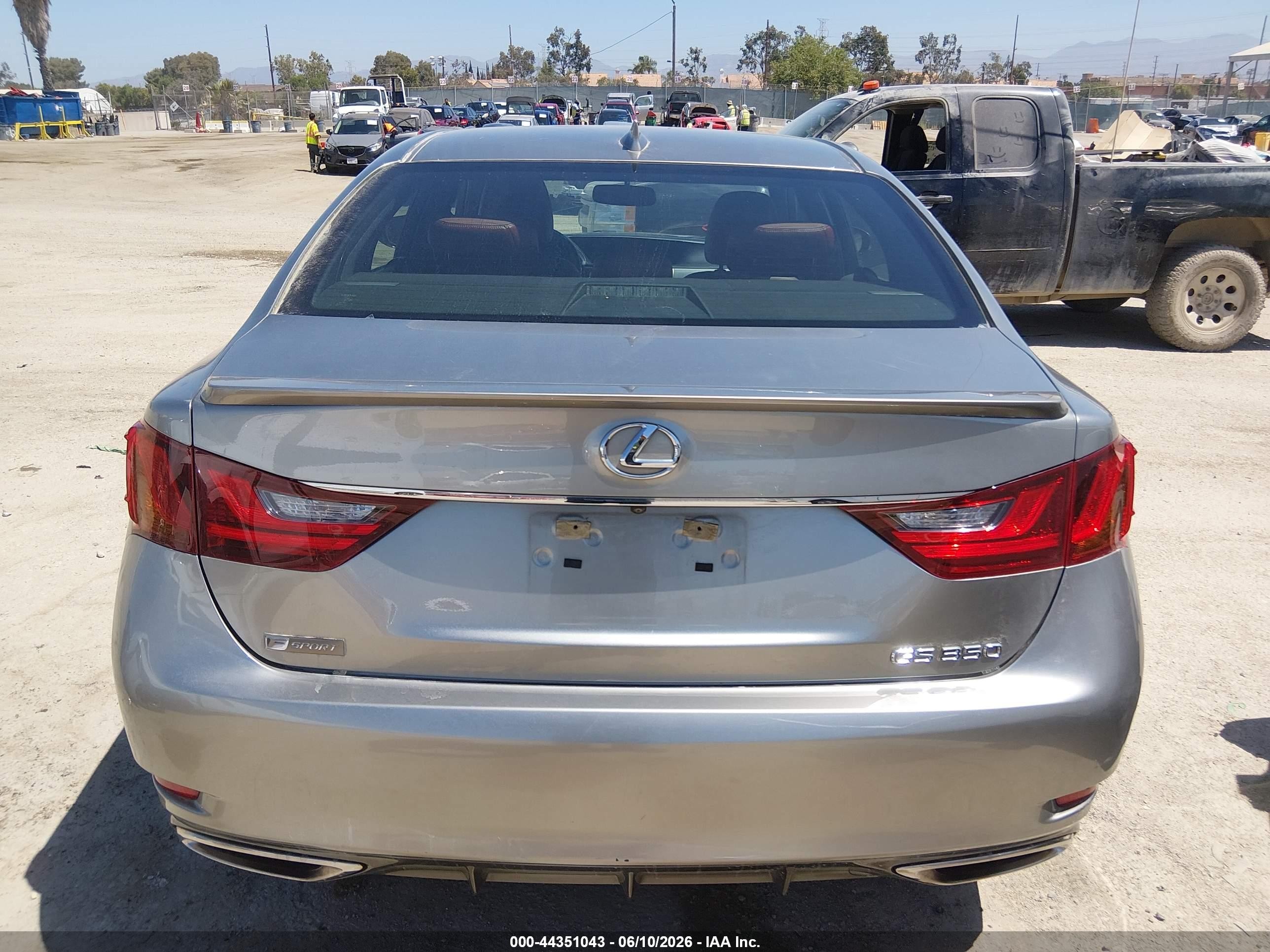 2015 Lexus Gs 350   Silver vin: JTHBE1BL4FA016825