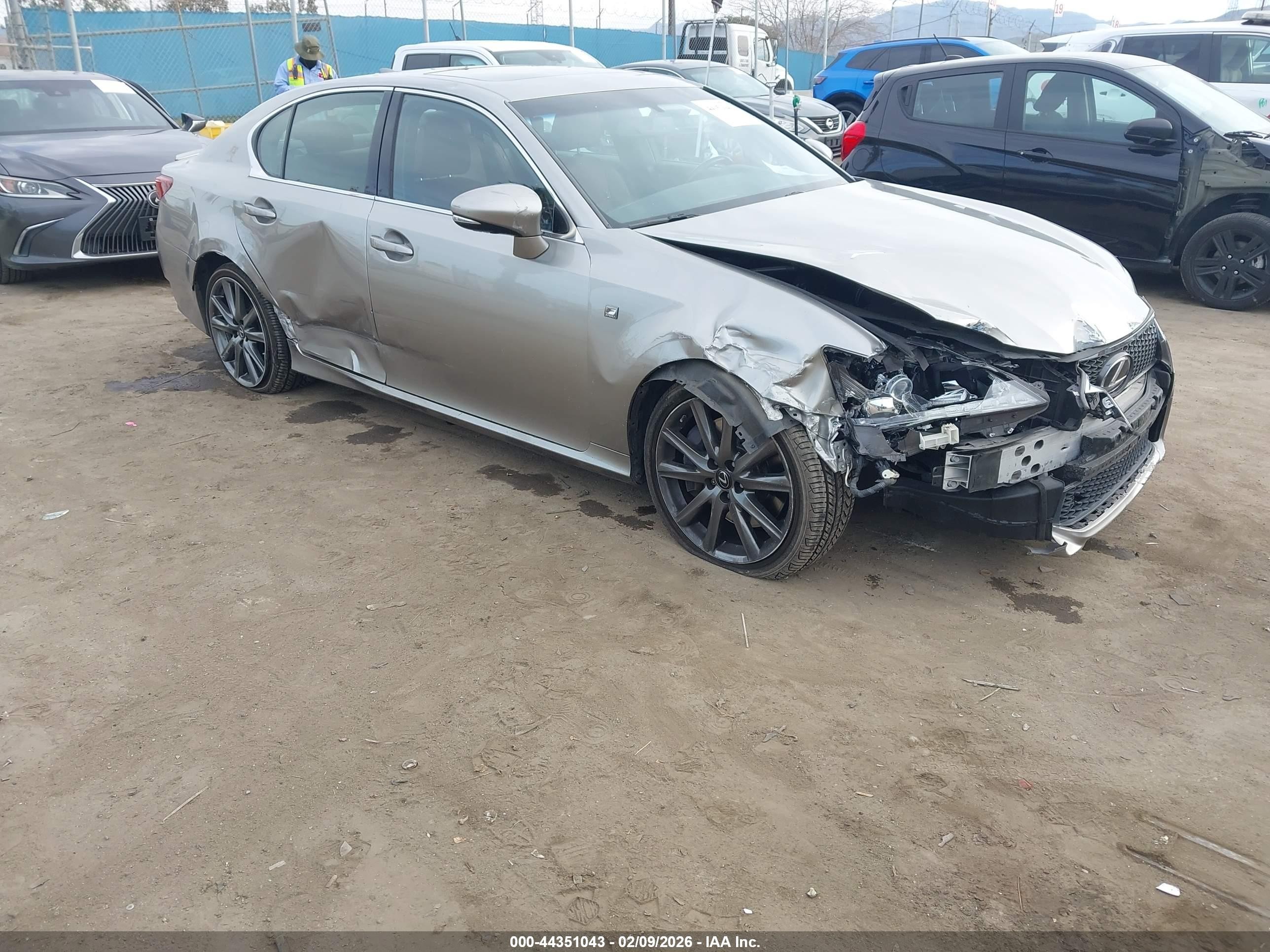 2015 Lexus Gs 350   Silver vin: JTHBE1BL4FA016825