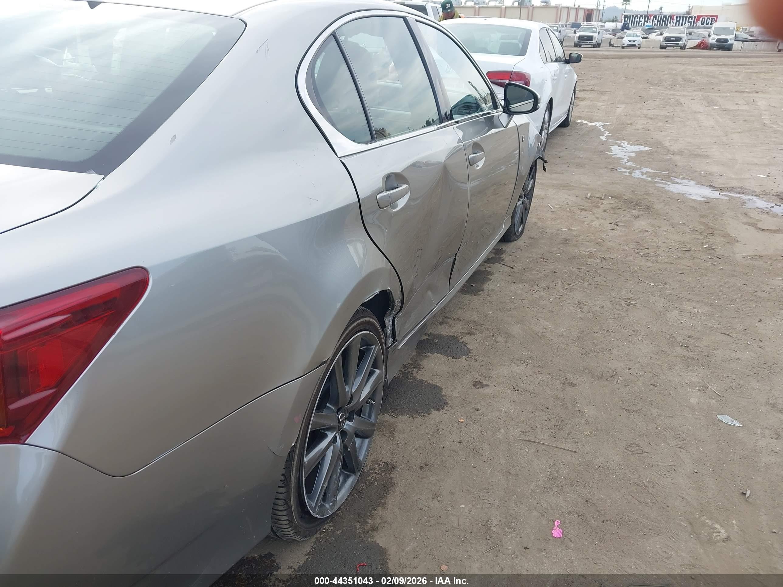 2015 Lexus Gs 350   Silver vin: JTHBE1BL4FA016825