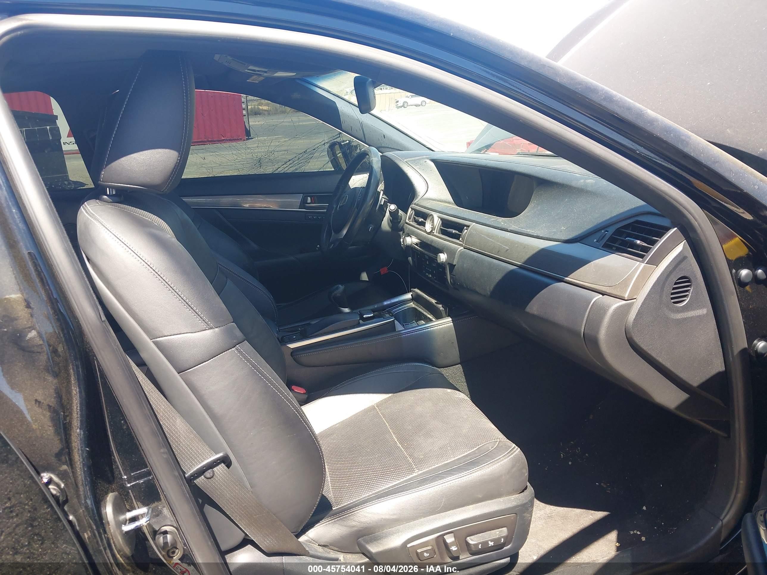 2015 Lexus Gs 350   Black vin: JTHBE1BL4FA018123