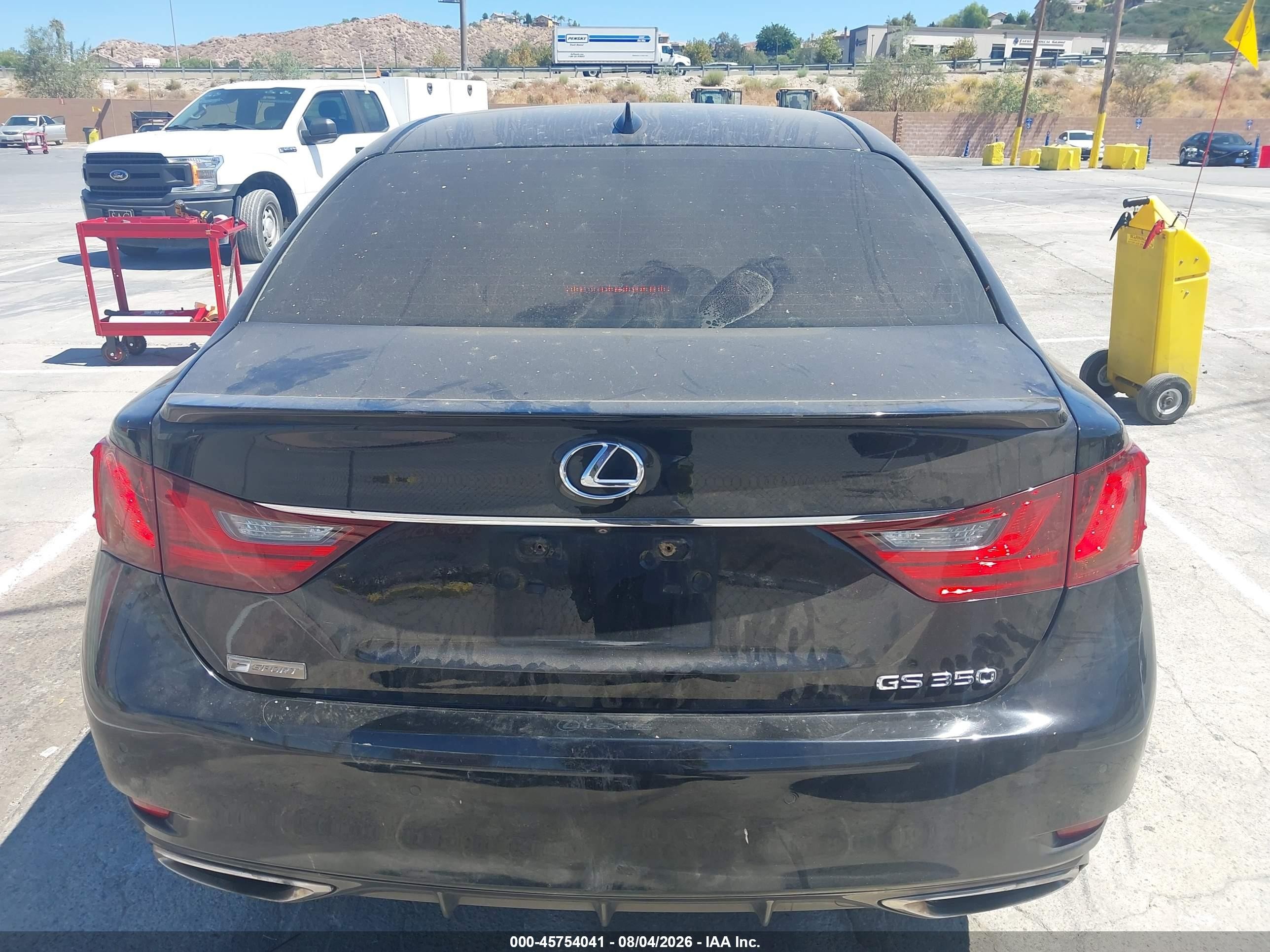 2015 Lexus Gs 350   Black vin: JTHBE1BL4FA018123