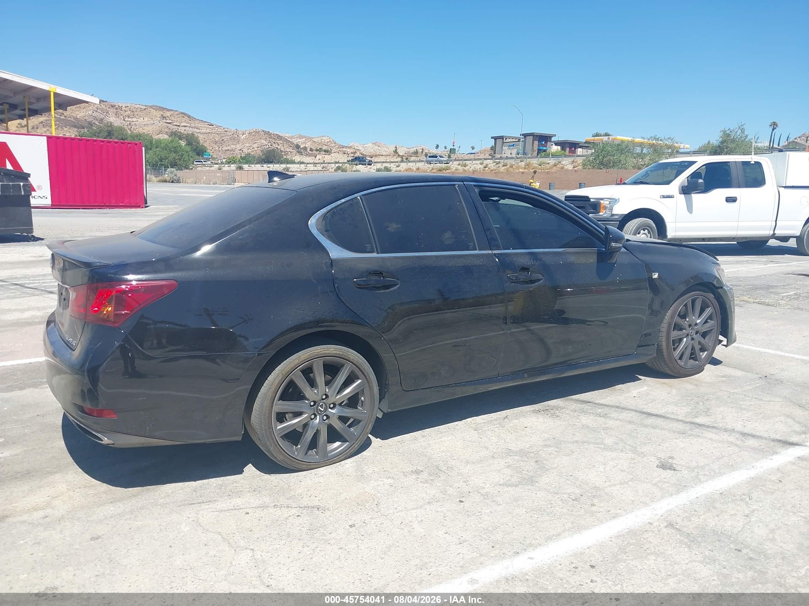2015 Lexus Gs 350   Black vin: JTHBE1BL4FA018123