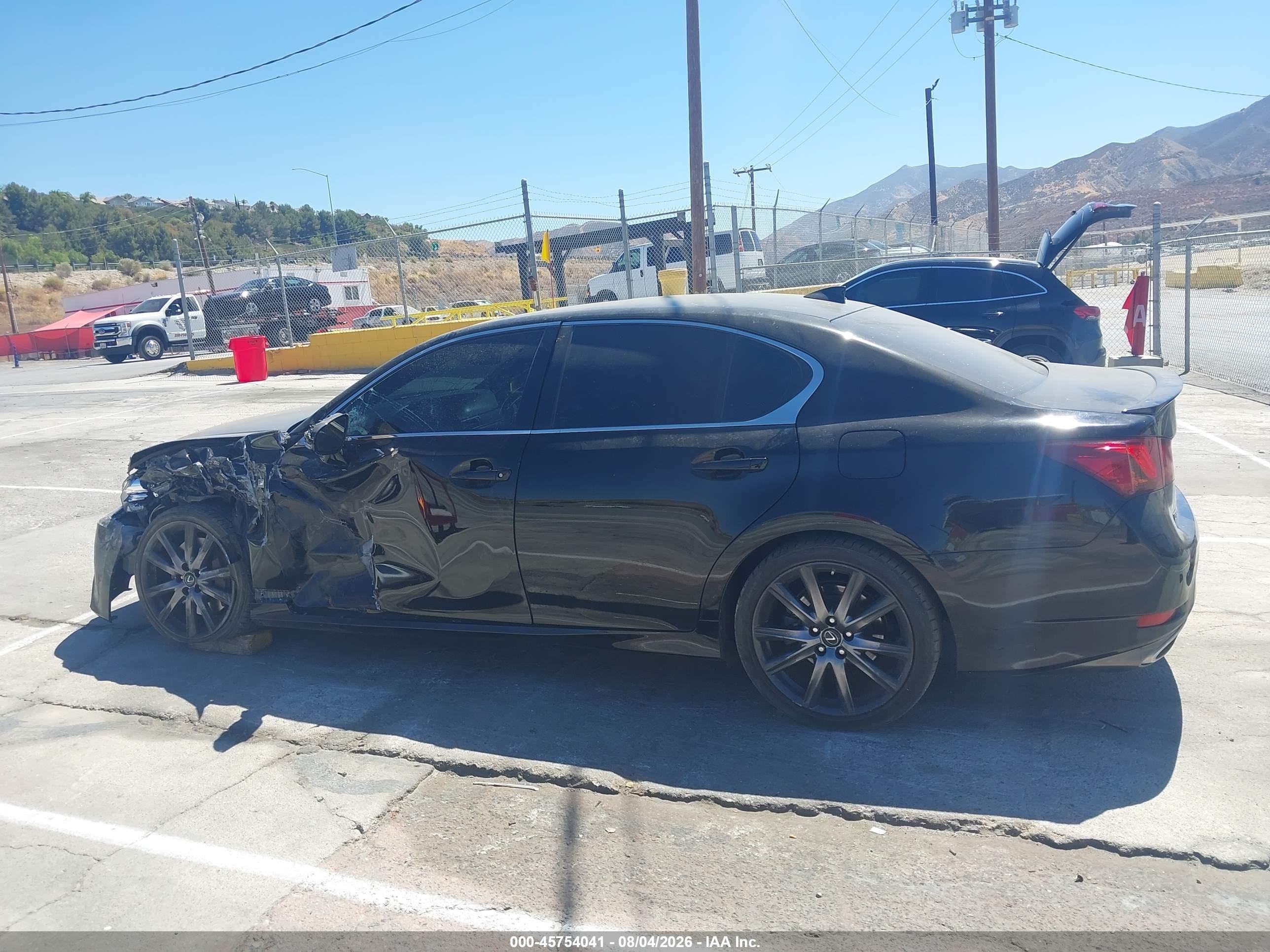 2015 Lexus Gs 350   Black vin: JTHBE1BL4FA018123
