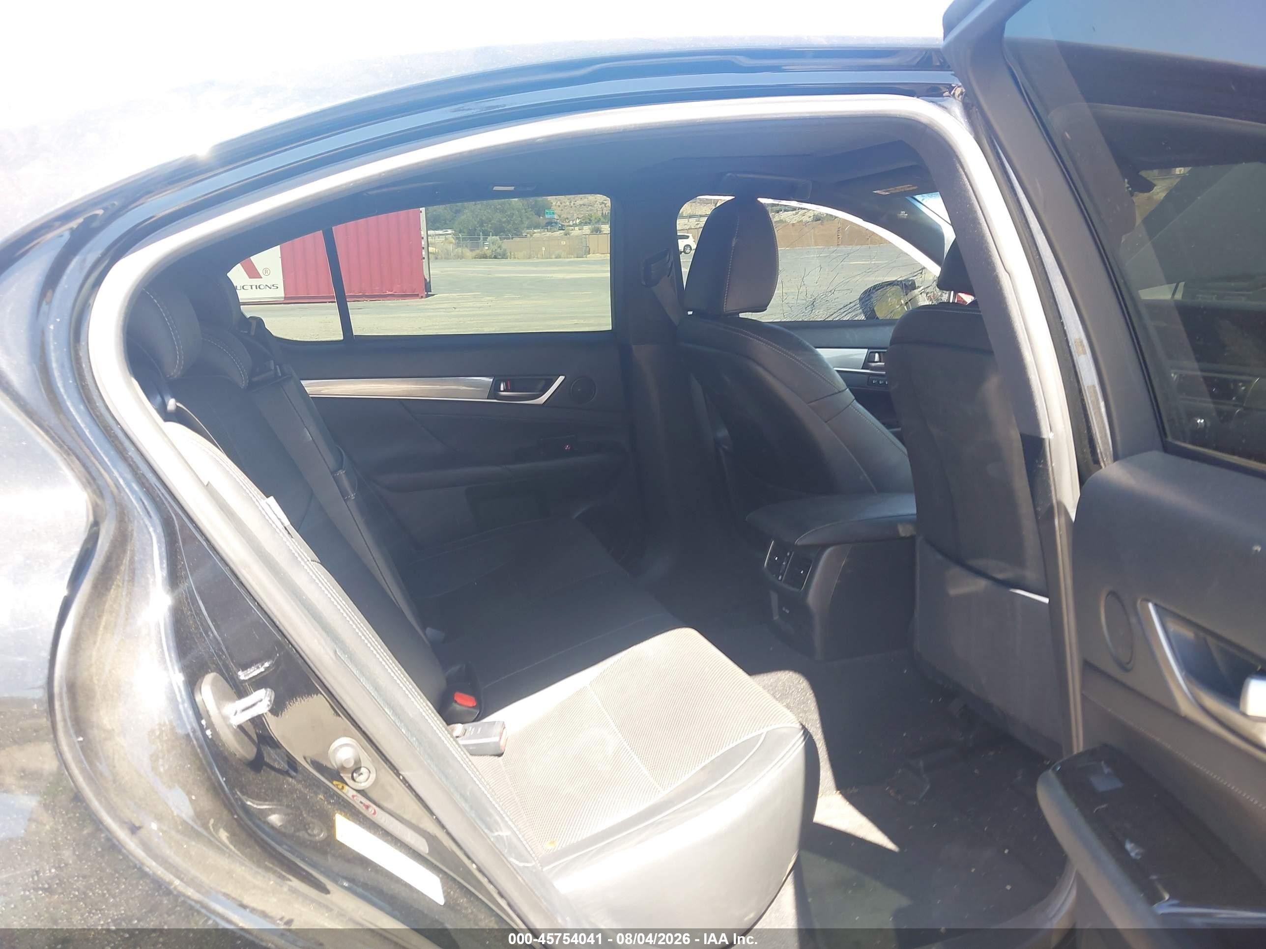 2015 Lexus Gs 350   Black vin: JTHBE1BL4FA018123